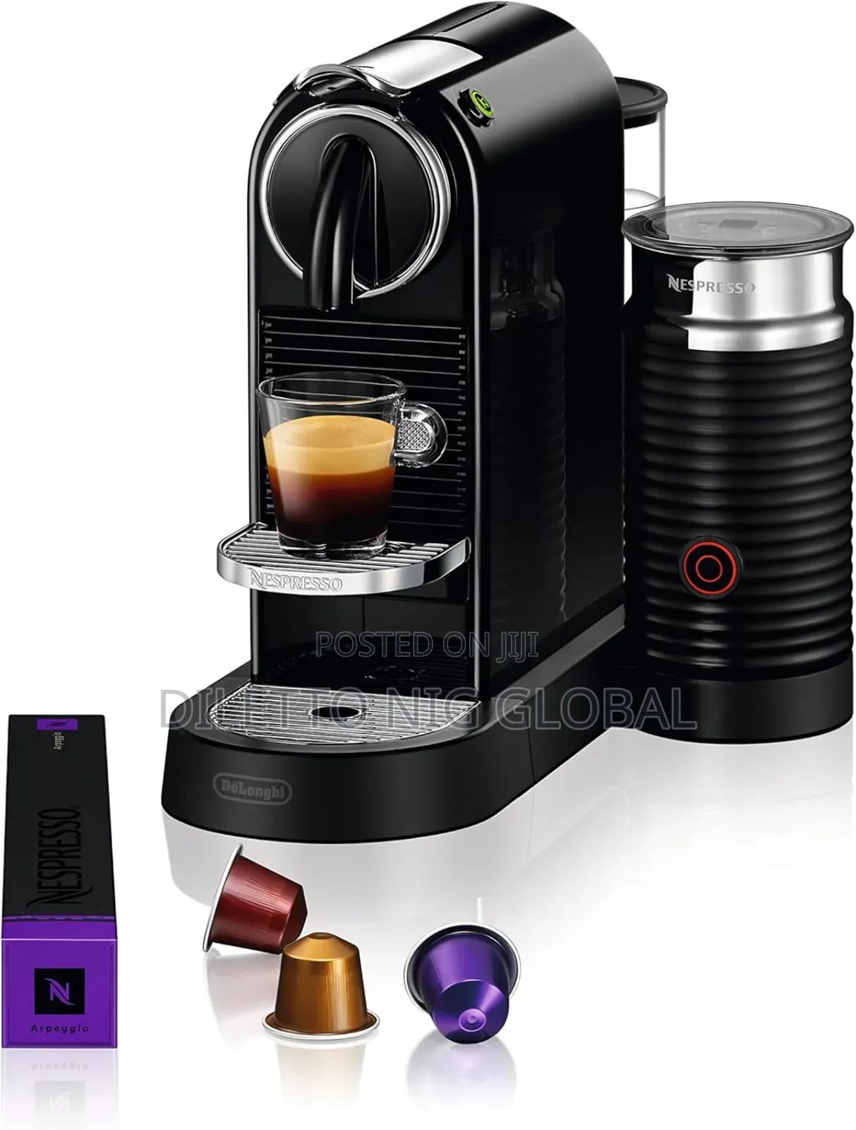 Nespresso Citiz and Milk Coffee Machine With Milk Frother