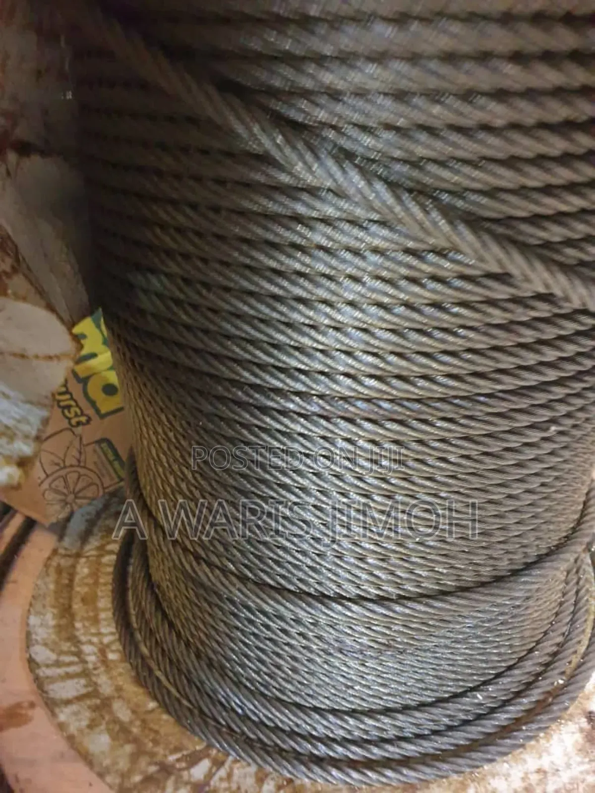 12mm Black Steel Wire Rope