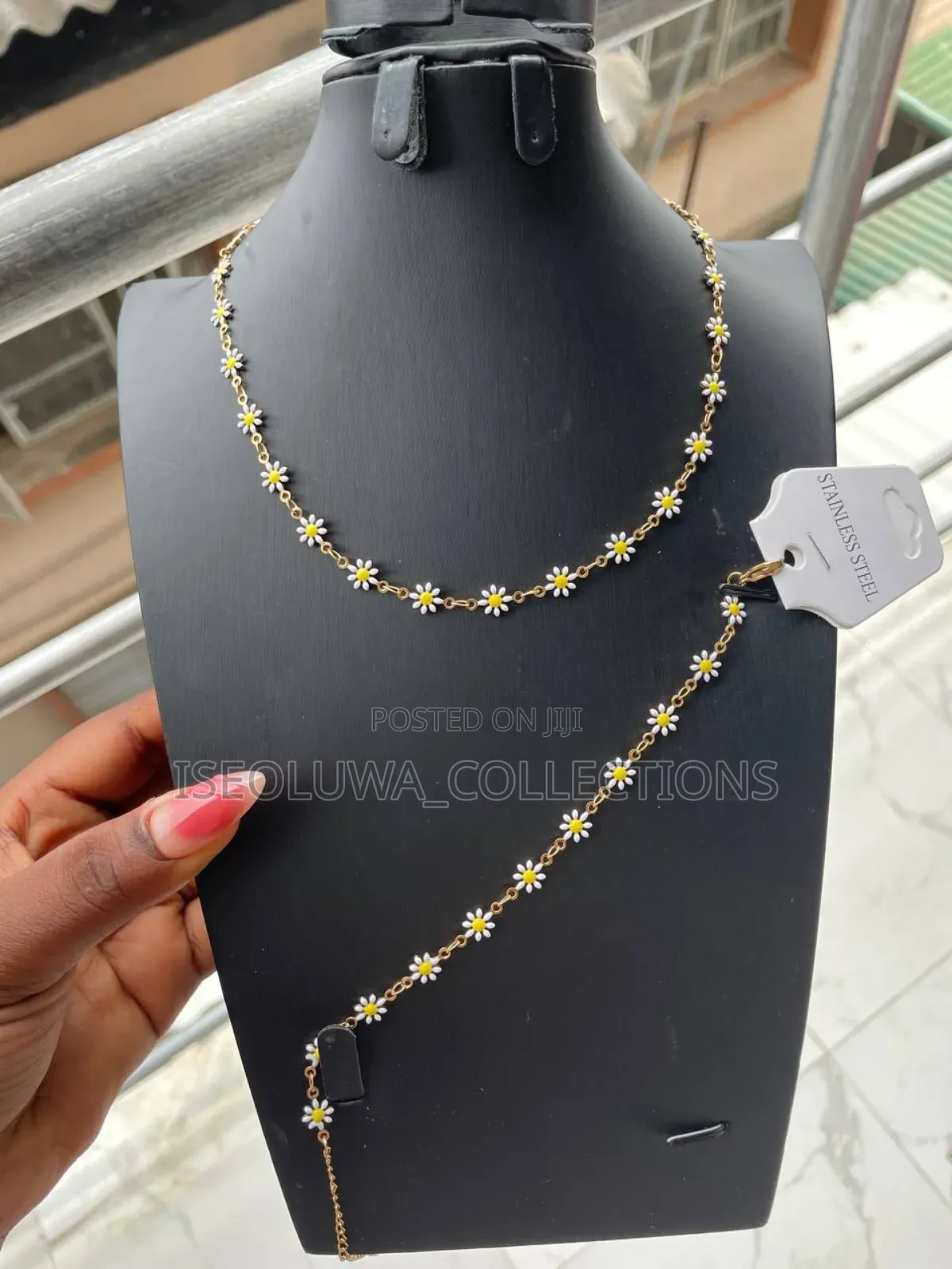 Dainty/Floral Steel Set Non Tarnish