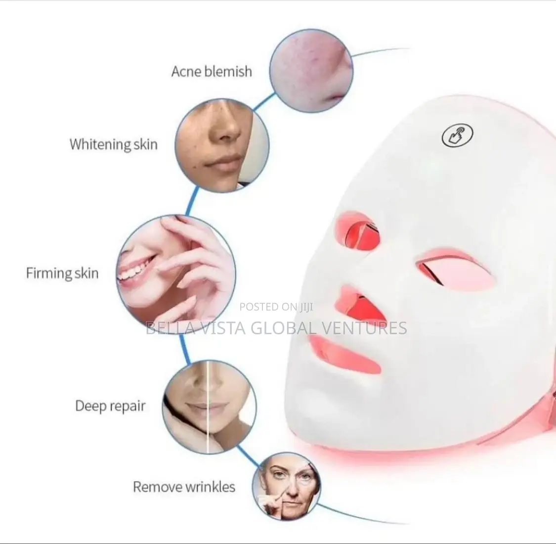 Led Colour Light Touch Mask