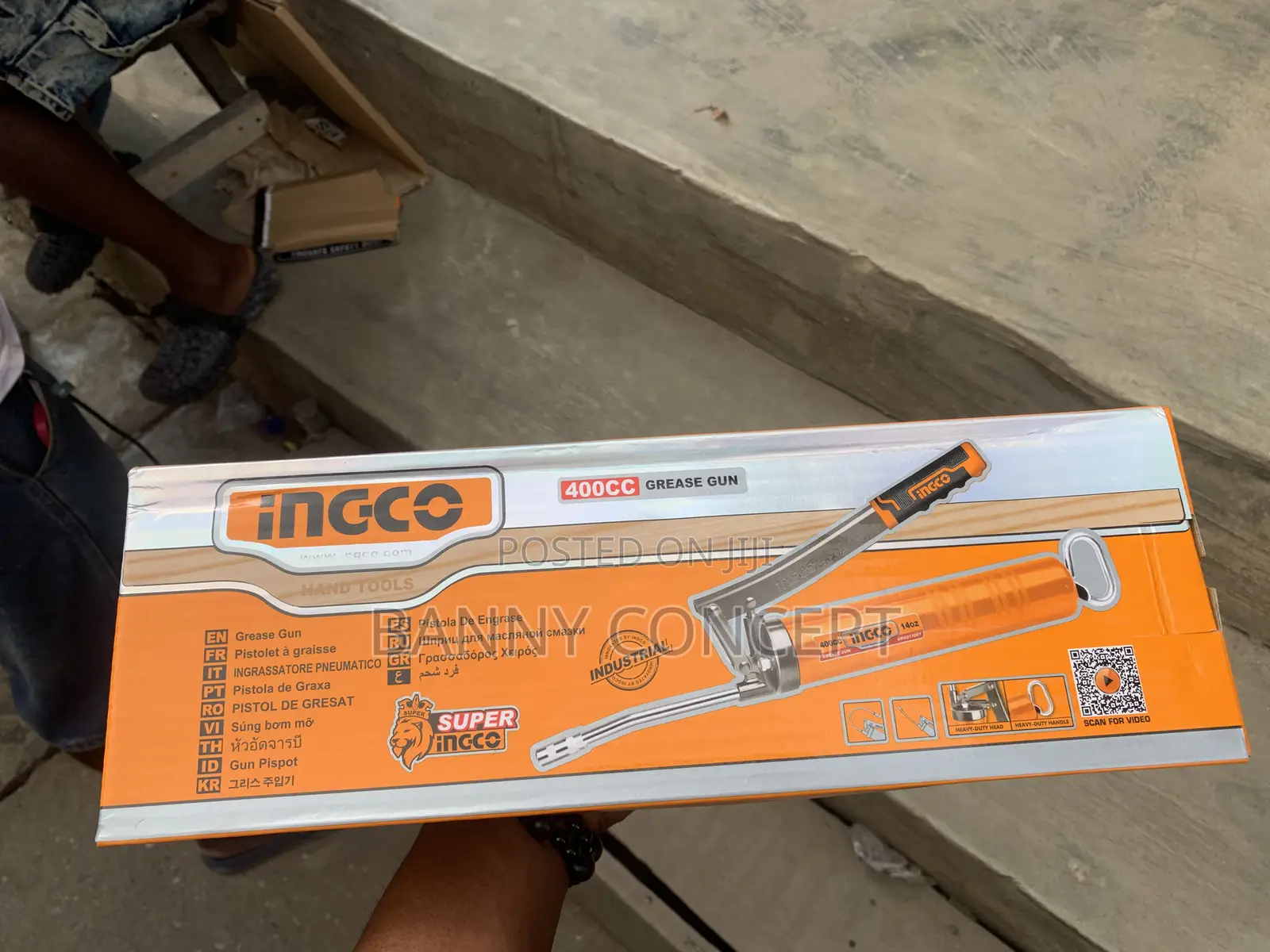 Ingco Heavy-Duty Grease Gun