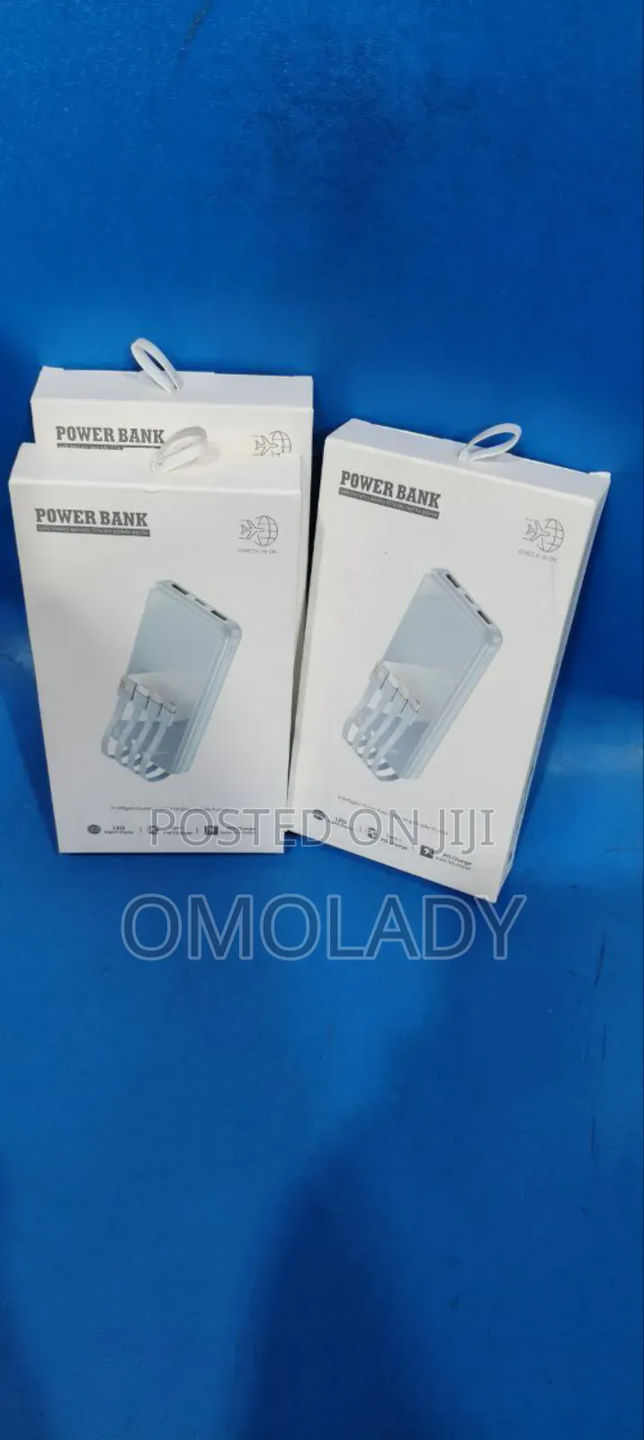 20000mah Power Bank Charger With Multiple Cords