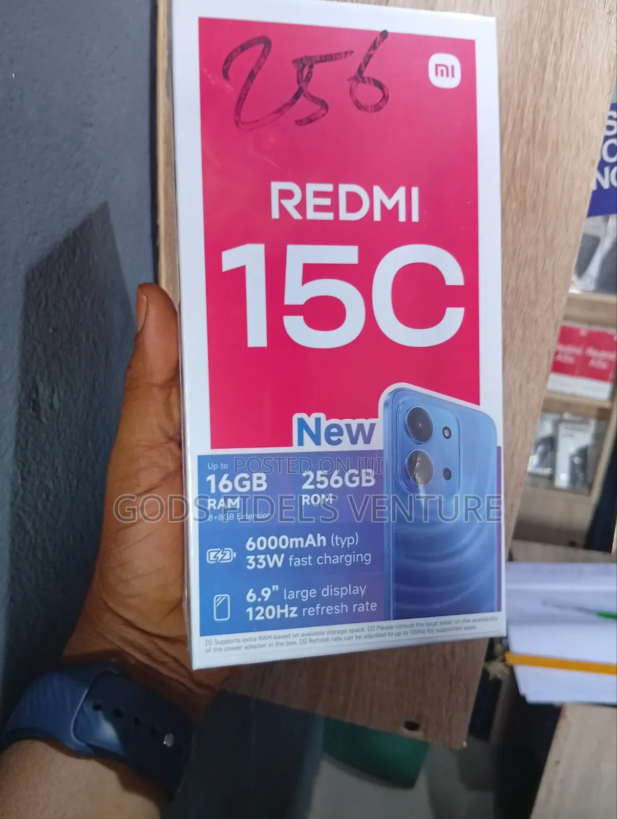 New Xiaomi Redmi 15C 4G 256 GB Red