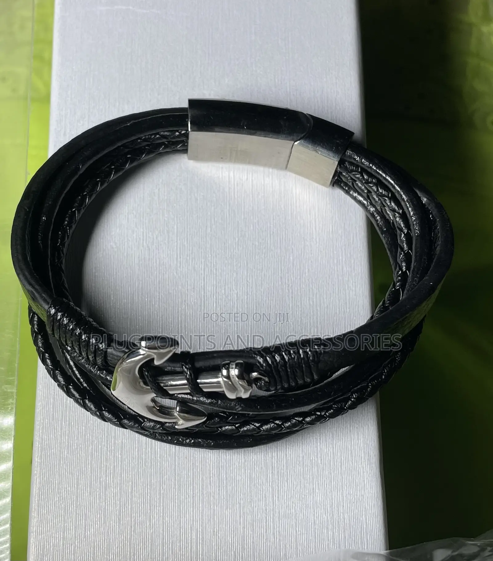 Leather Cuff / Bracelet Survivalist and Utilitarian Vibes
