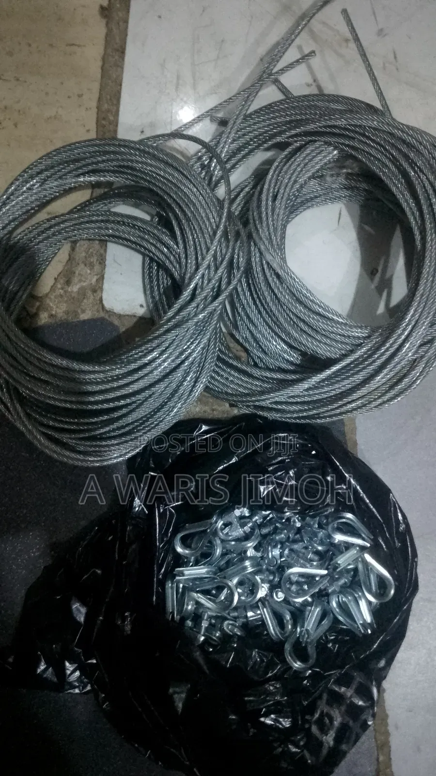 4mm Coated Wire With Clips