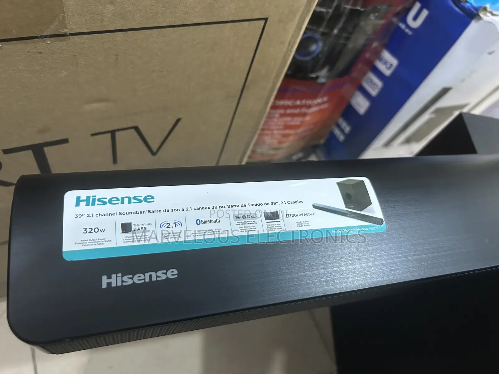 Brand New Original Big Hisense 320wat Sound Bar Sound System