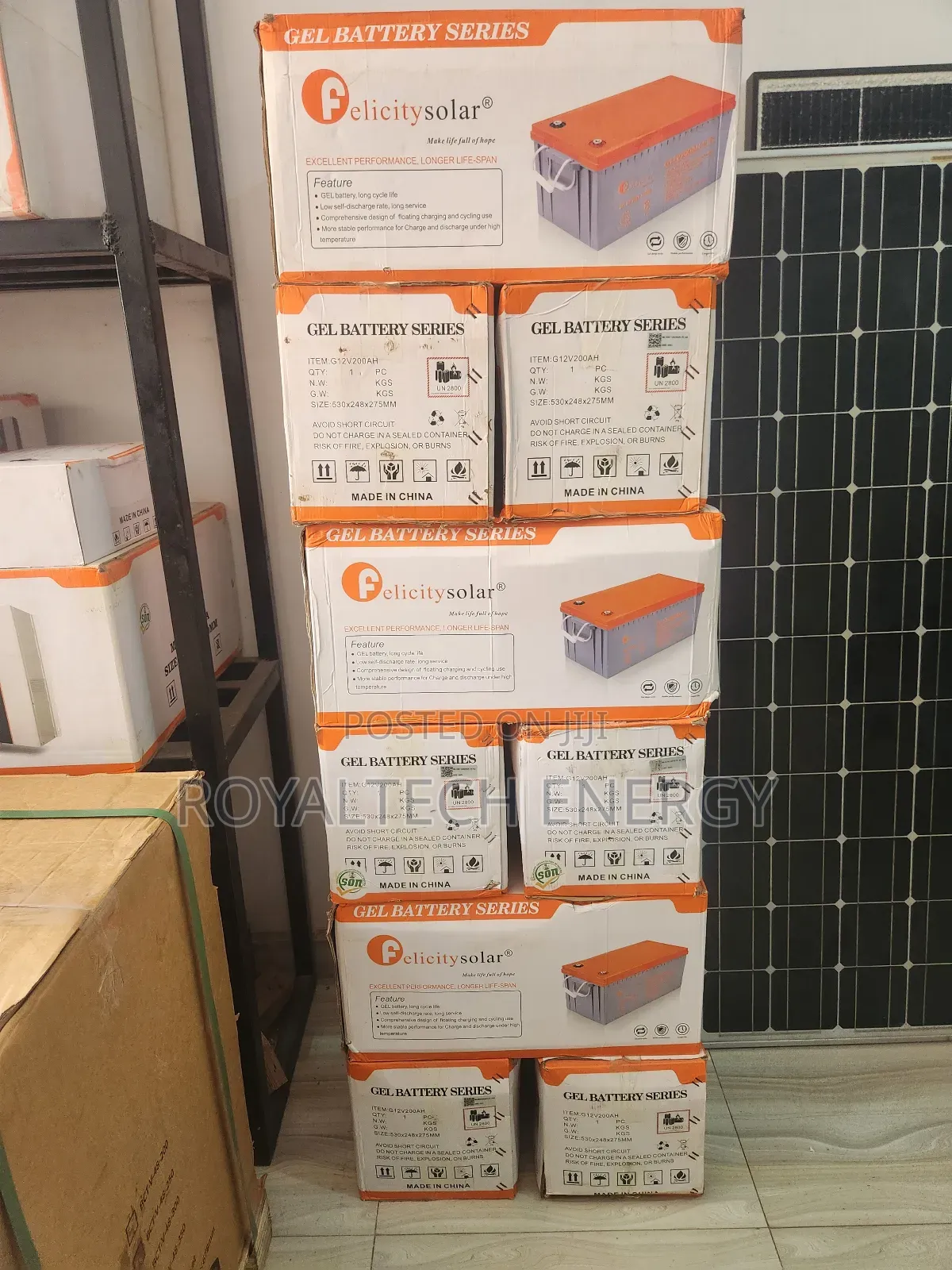 Felicity 200ah 12v Gel Battery