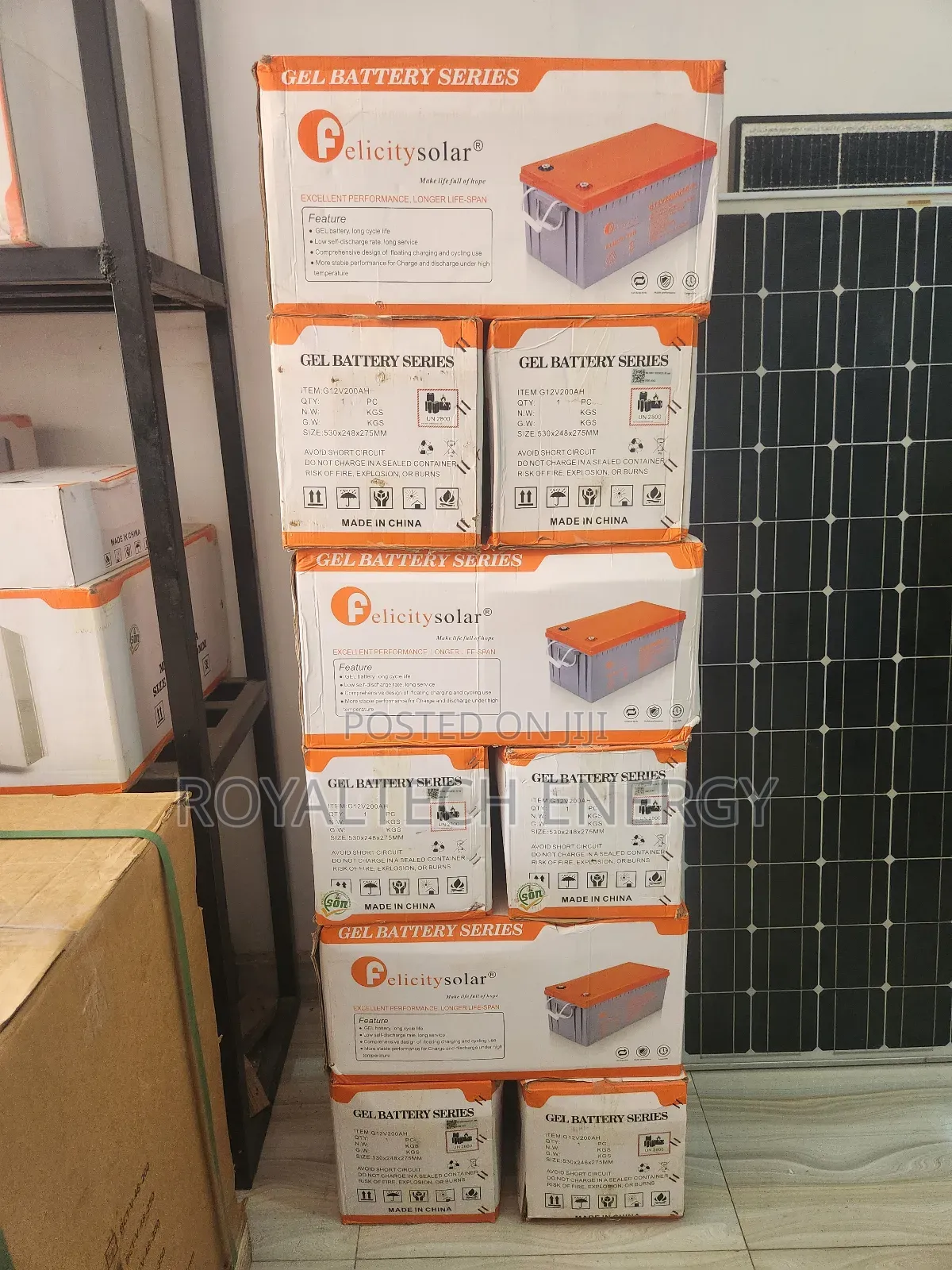 Felicity 200ah 12v Gel Battery