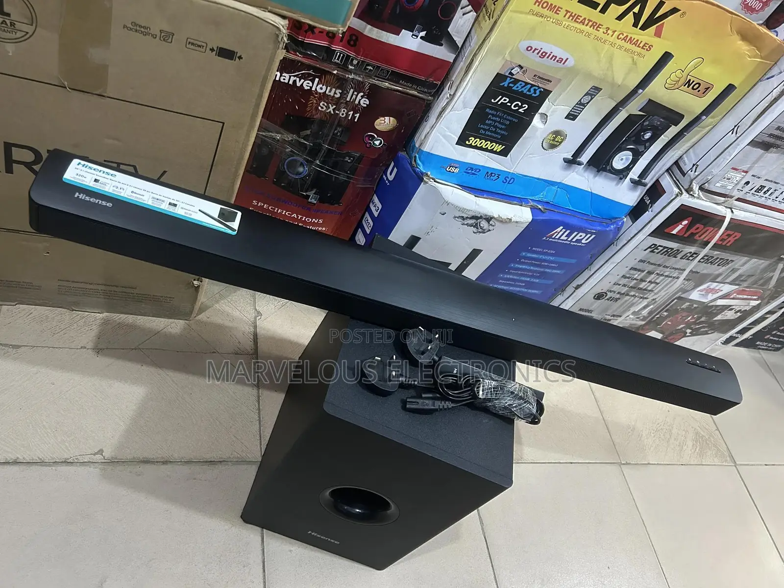Brand New Original Big Hisense 320wat Sound Bar Sound System