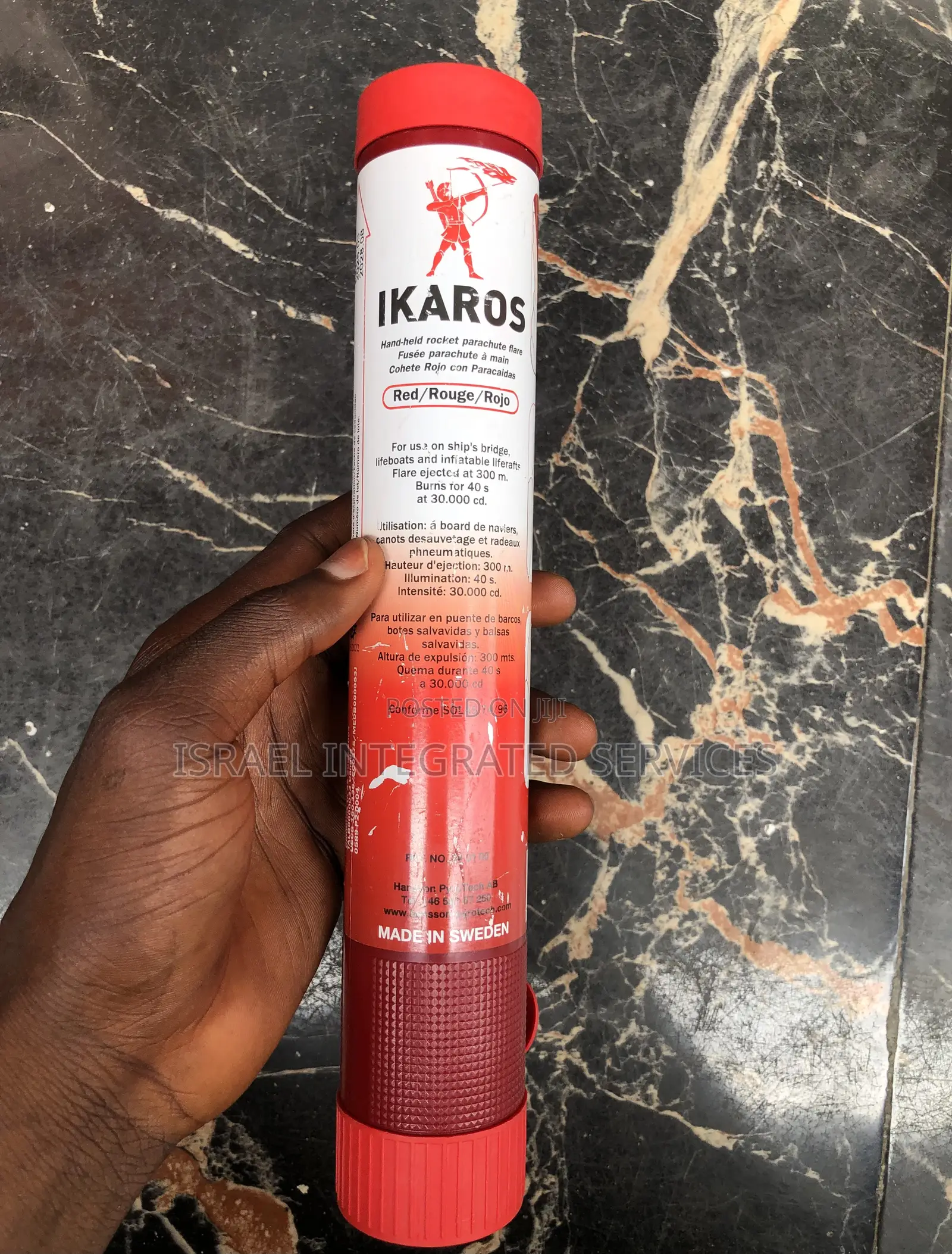Ikaros Red Parachute Rocket