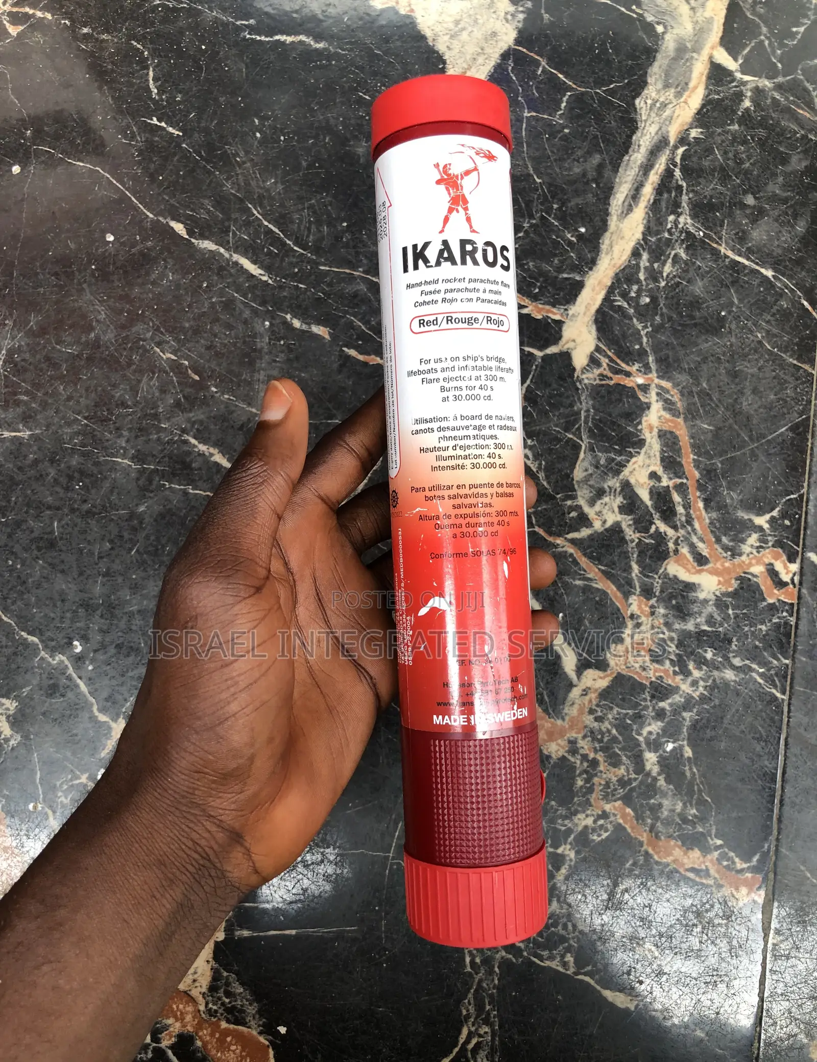 Ikaros Red Parachute Rocket