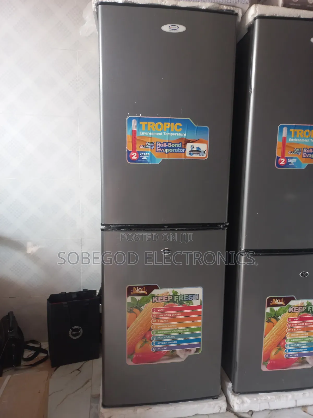 Tekno Cool Down Freezer and Up Fridge Double Door