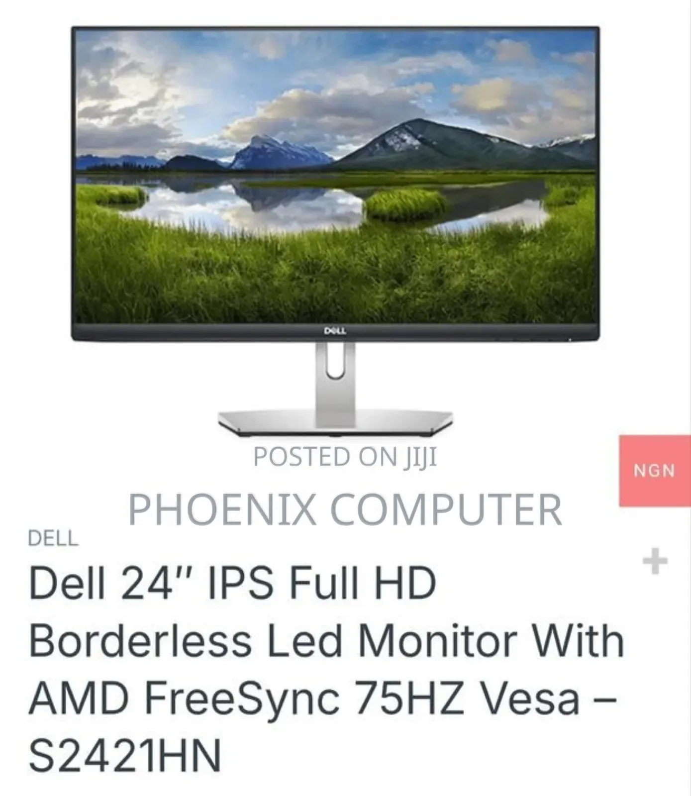 Dell S2421hn Full Hd 23.8" Lcd Monitor - Silver
