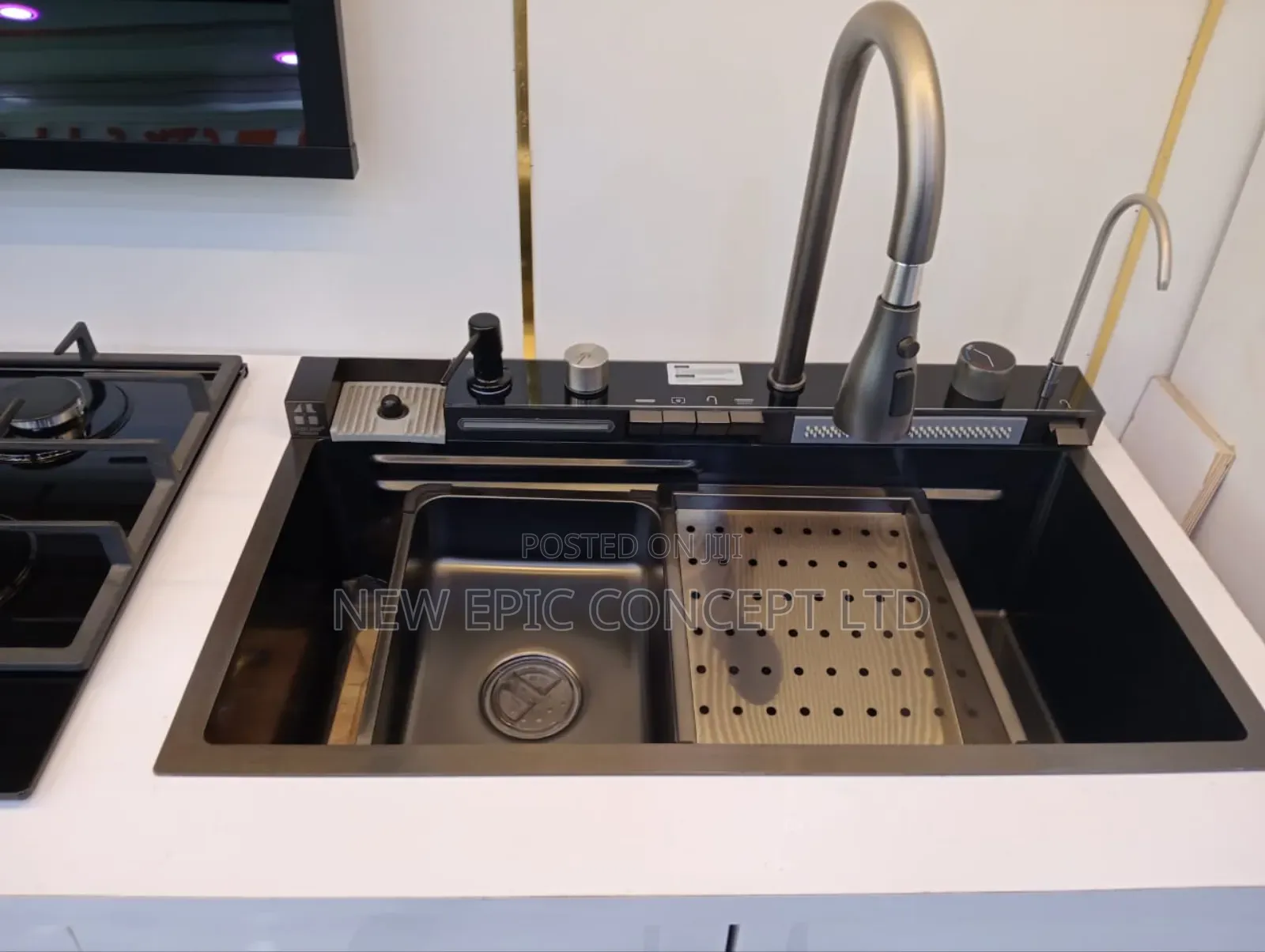 Special Piano Kitchen Sink With Tap And Cup Wash