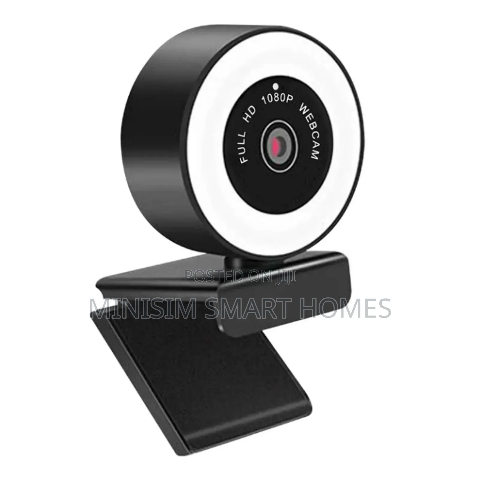 2mp Rotatable Webcam With Mini Ring Light