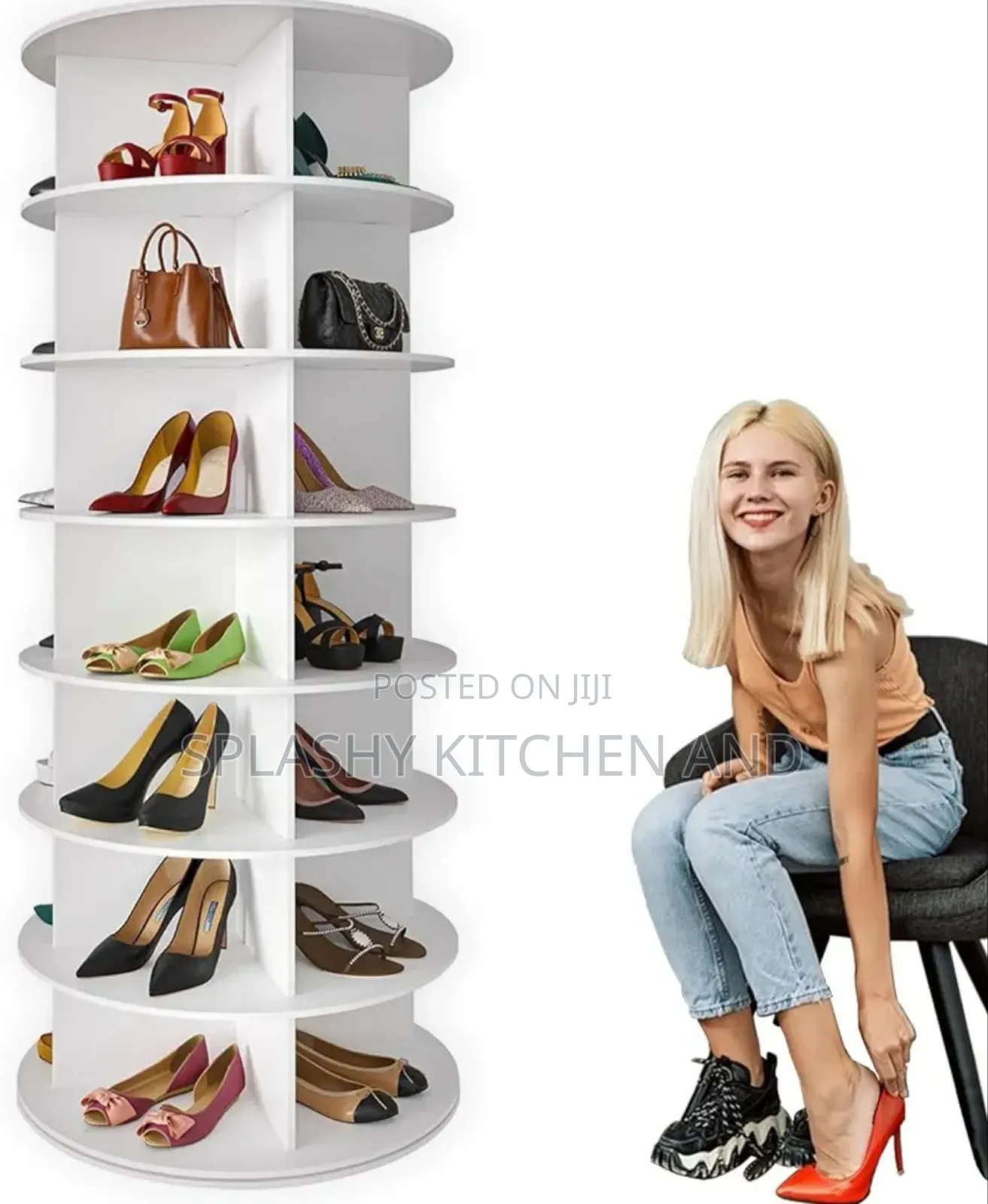 Rotating Shoe Rack