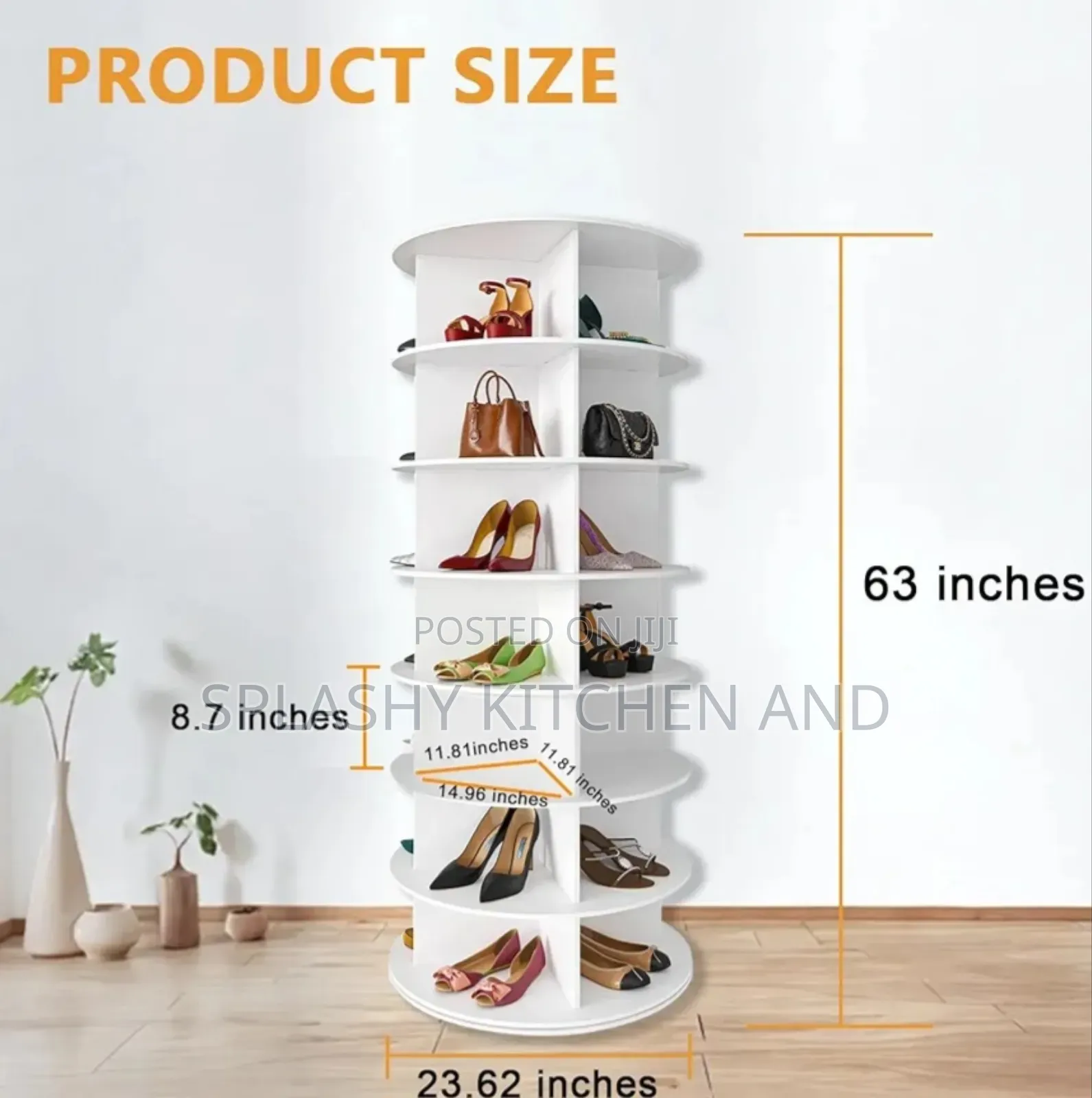 Rotating Shoe Rack