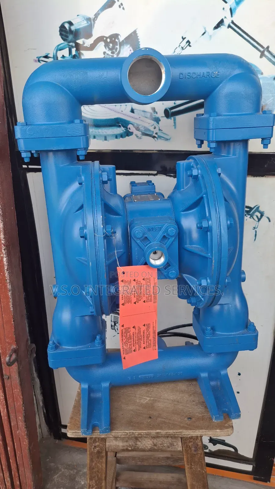 2" Sandpiper Pneumatic Double Diaphragm Pump