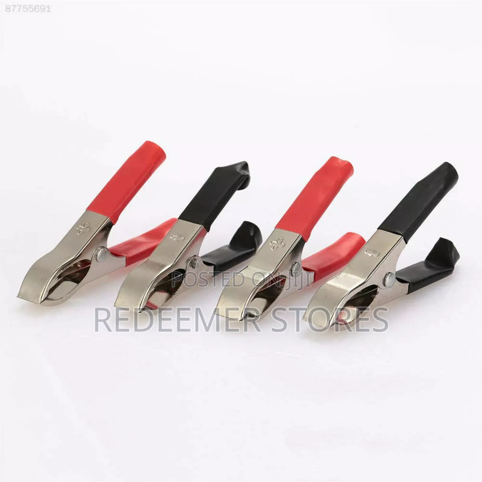 Heavy Duty Battery Clamp 1200 Amp.(Pack of 4 Pcs) (Black Red Grip)