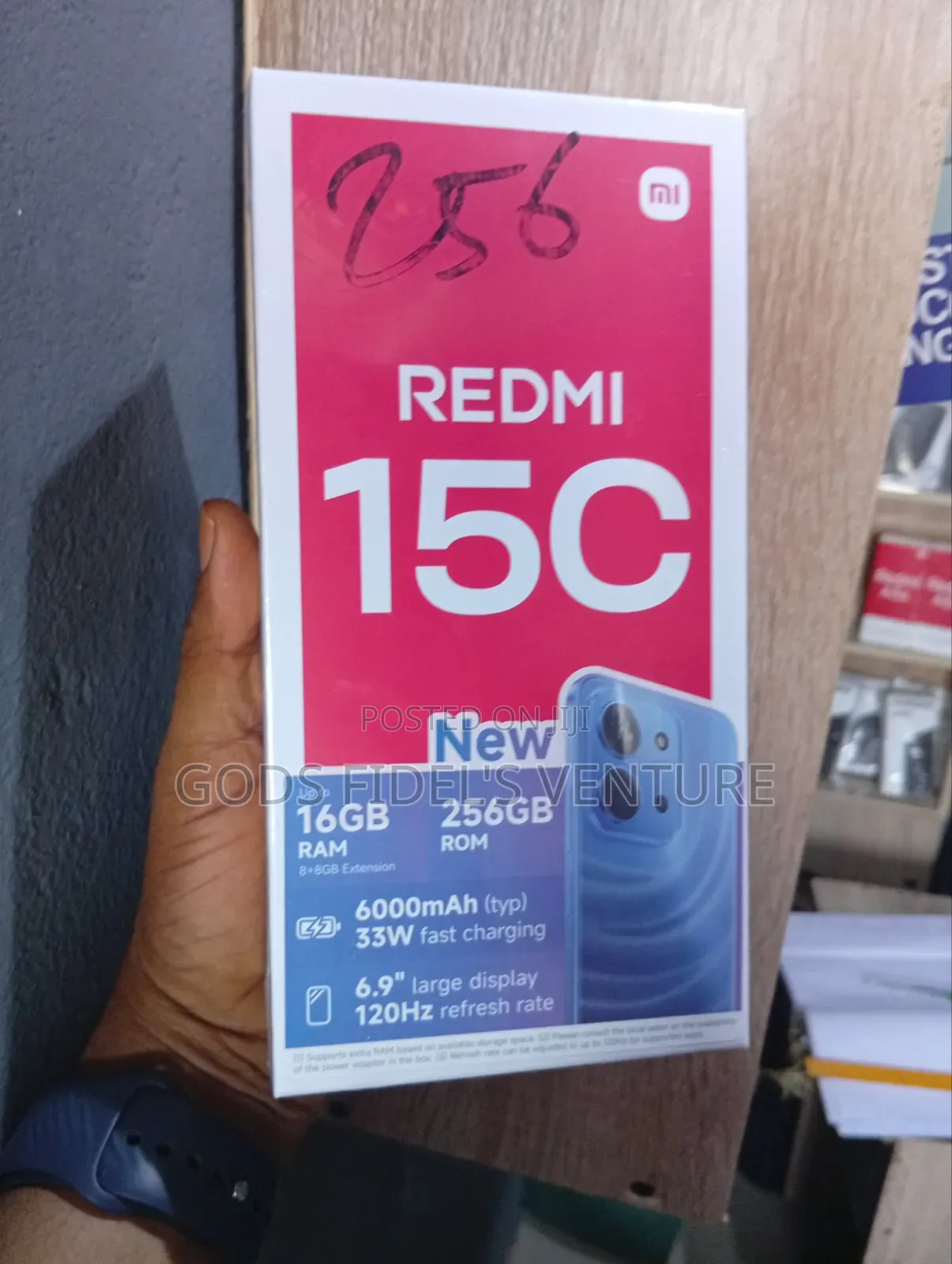 New Xiaomi Redmi 15C 4G 256 GB Red