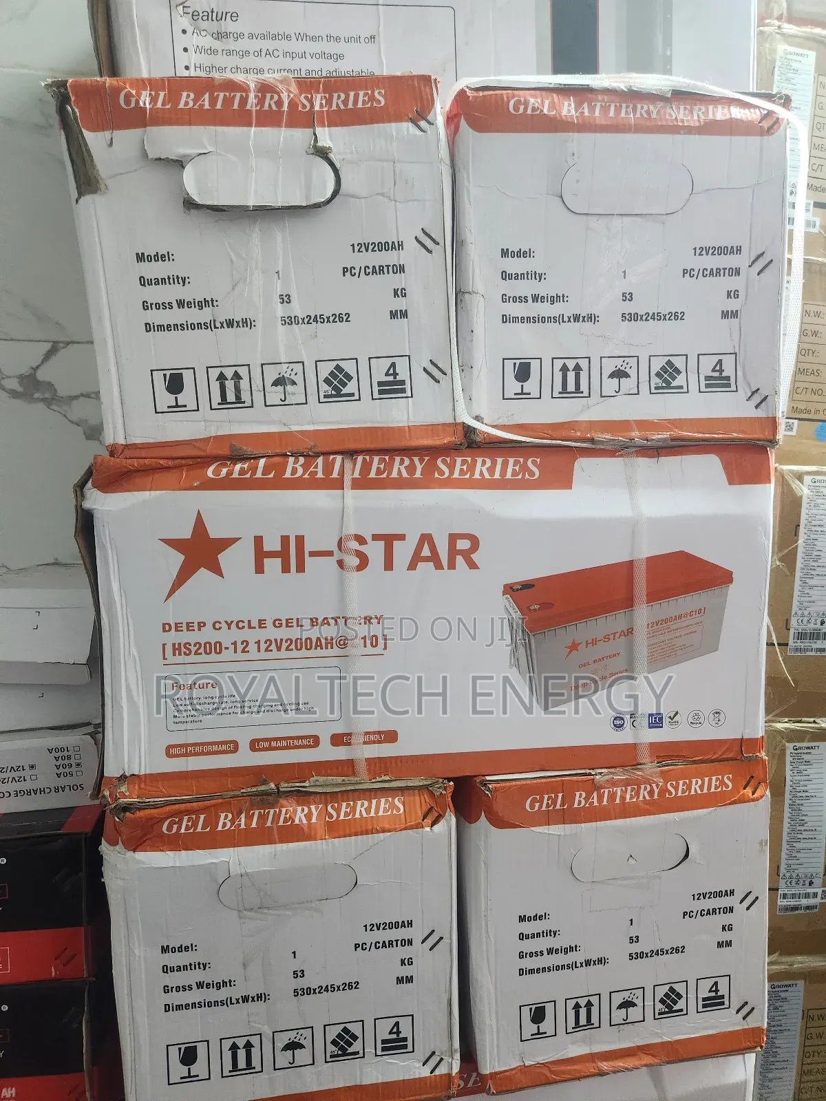 Hi Star 200ah 12v Gel Battery