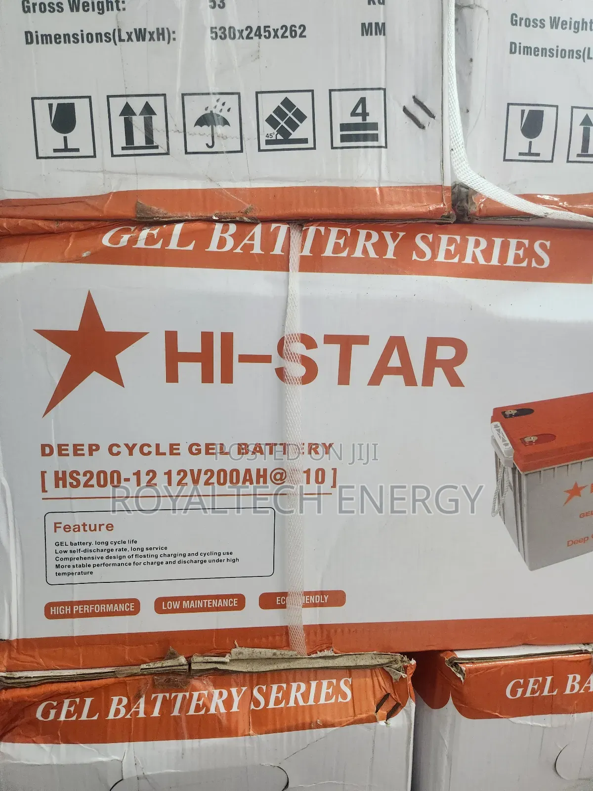Hi Star 200ah 12v Gel Battery