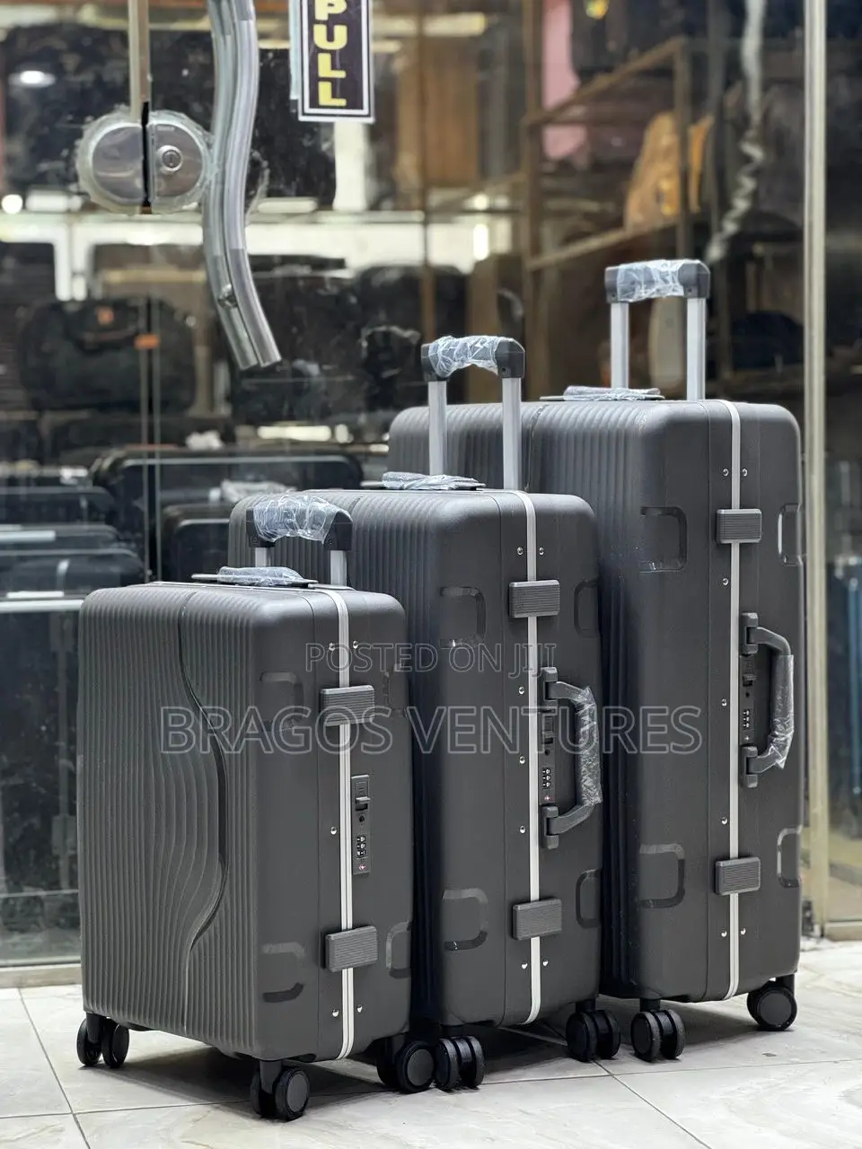 Set of 3pcs Cool Lock Boxes / Luggages