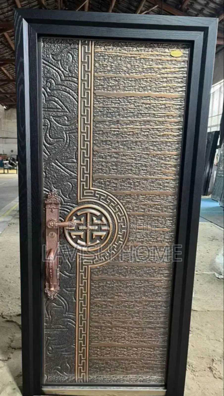 German Copper Cast Security Door 3ft by 7ft in Lagos