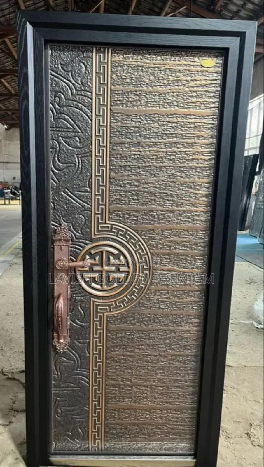 German Copper Cast Security Door 3ft by 7ft in Lagos