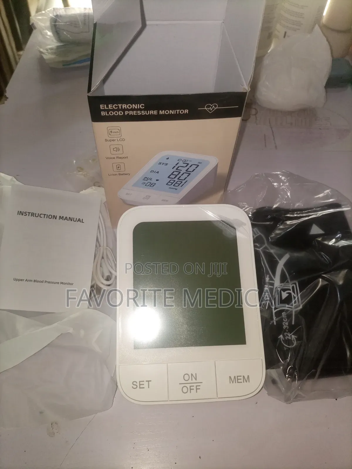 Rechargable Electronic Blood Pressure Machine (Model:S17)