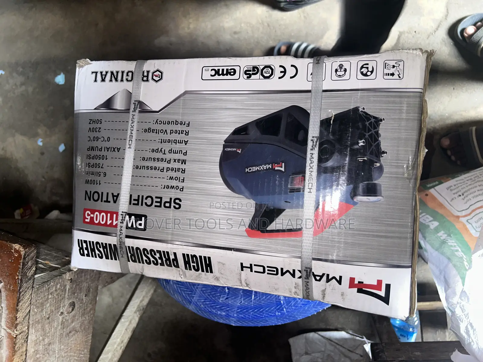 Maxmech Electric High Pressure Washer Model Number Pw 1100-5