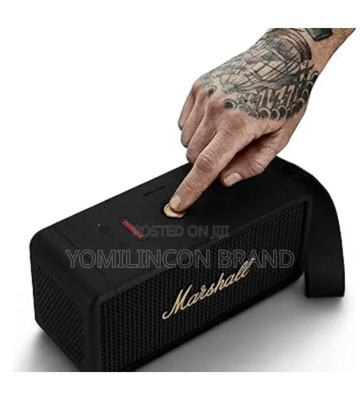 Marshall Middleton Portable Bluetooth Speaker, Black