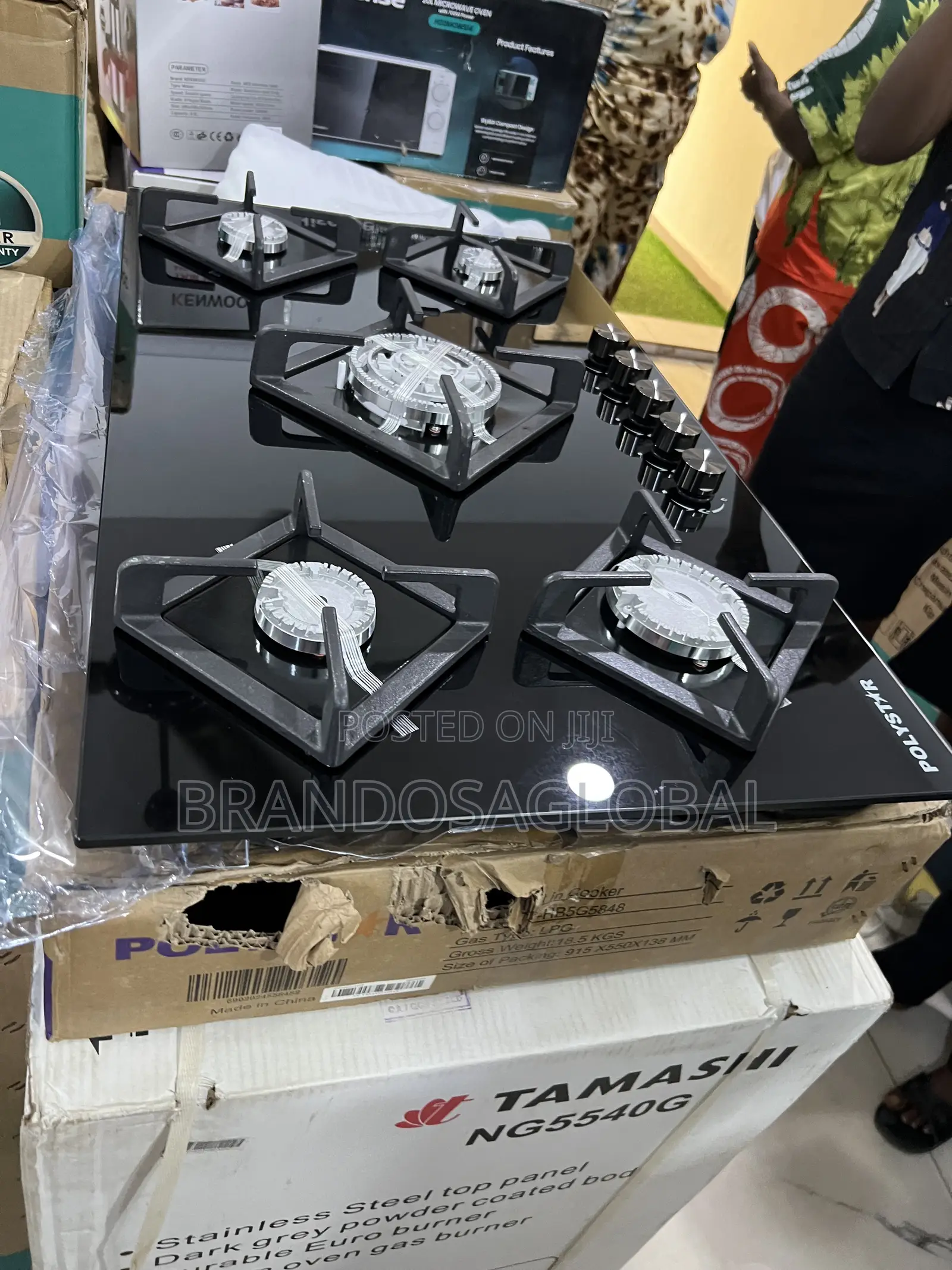 Brand New Polystar Pv-Hb5g5848 Built-in 5 Burner Luxury Kitchen Hob