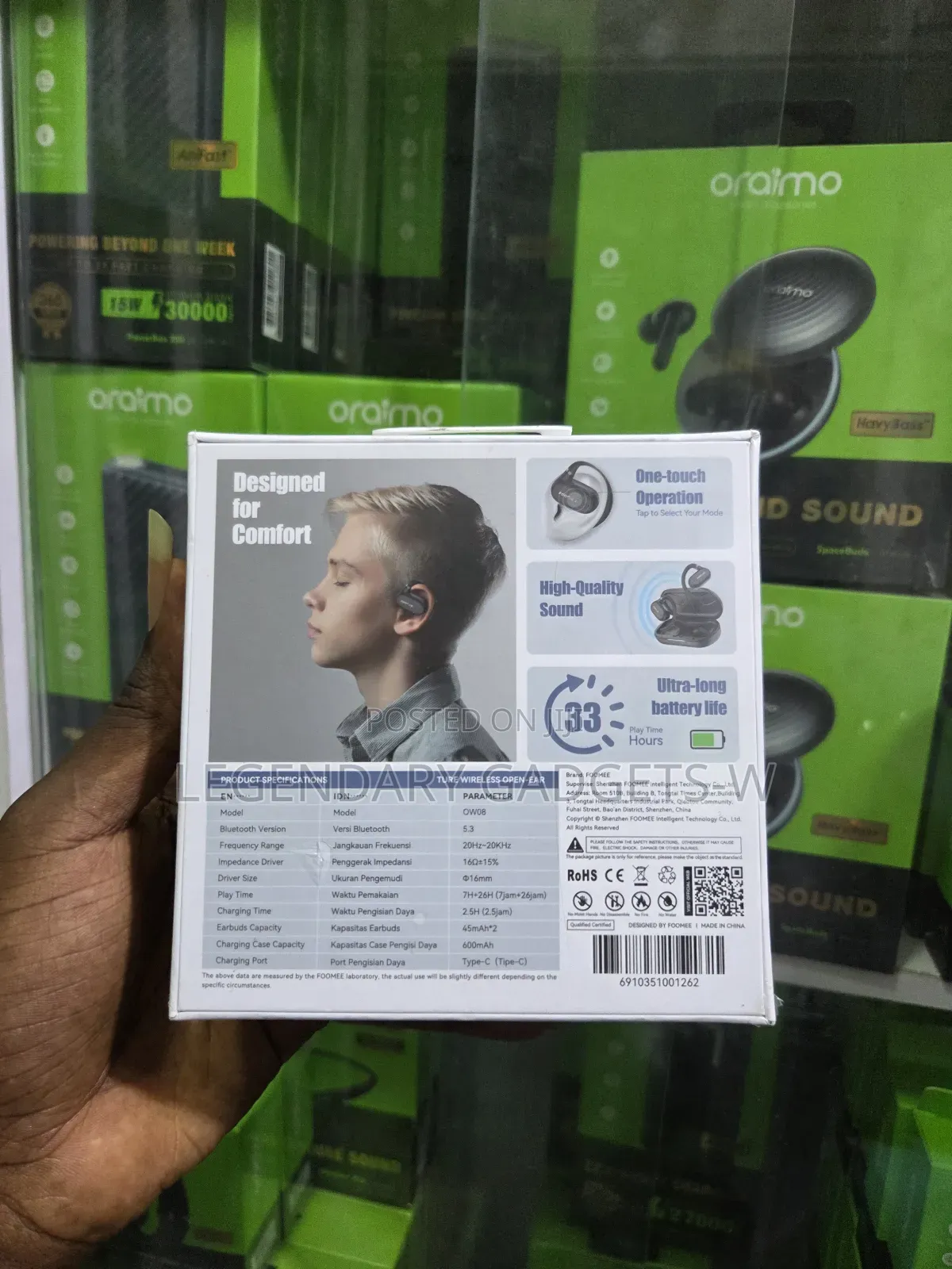 Foomee True Wirless Open-ear Earbud