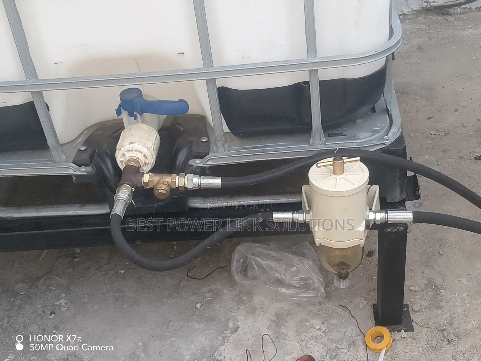 Installation of External Diesel Tanks