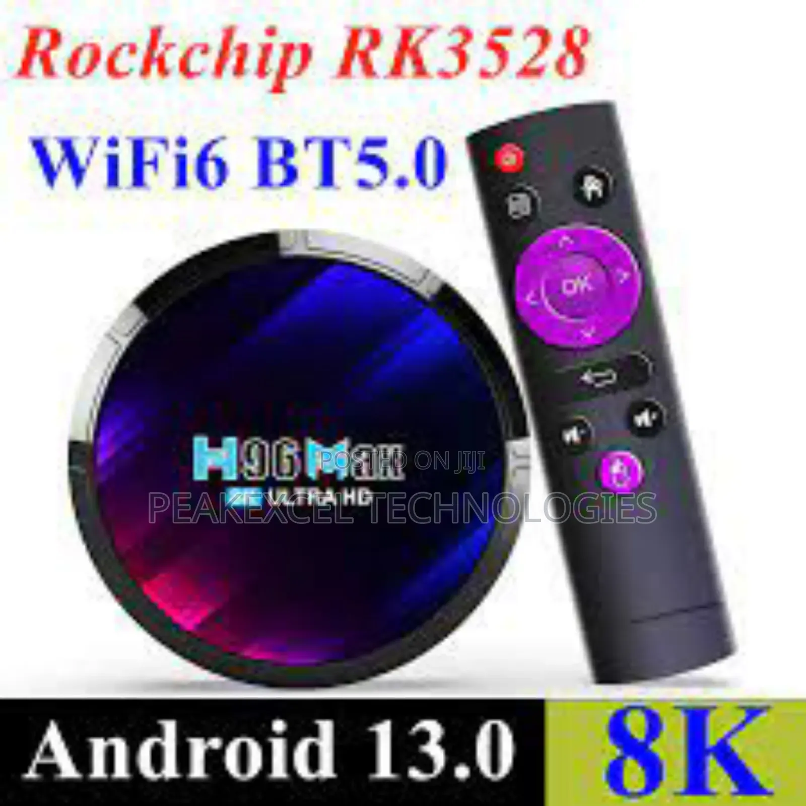 Android Tv Box - H96 Max Rk3528 - 4gb Ram - 32gb Rom