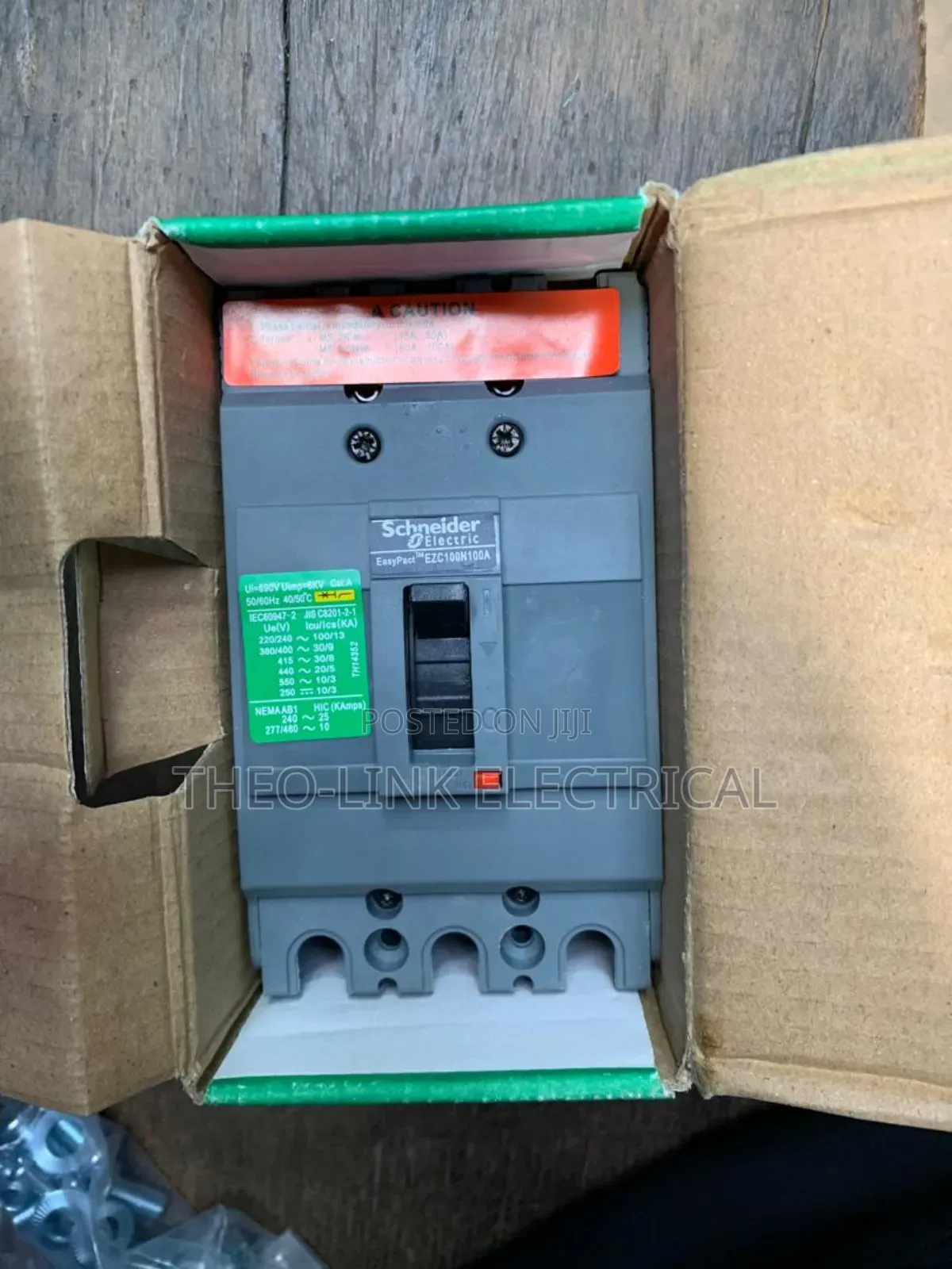 100amps 3pole Schindler MCB