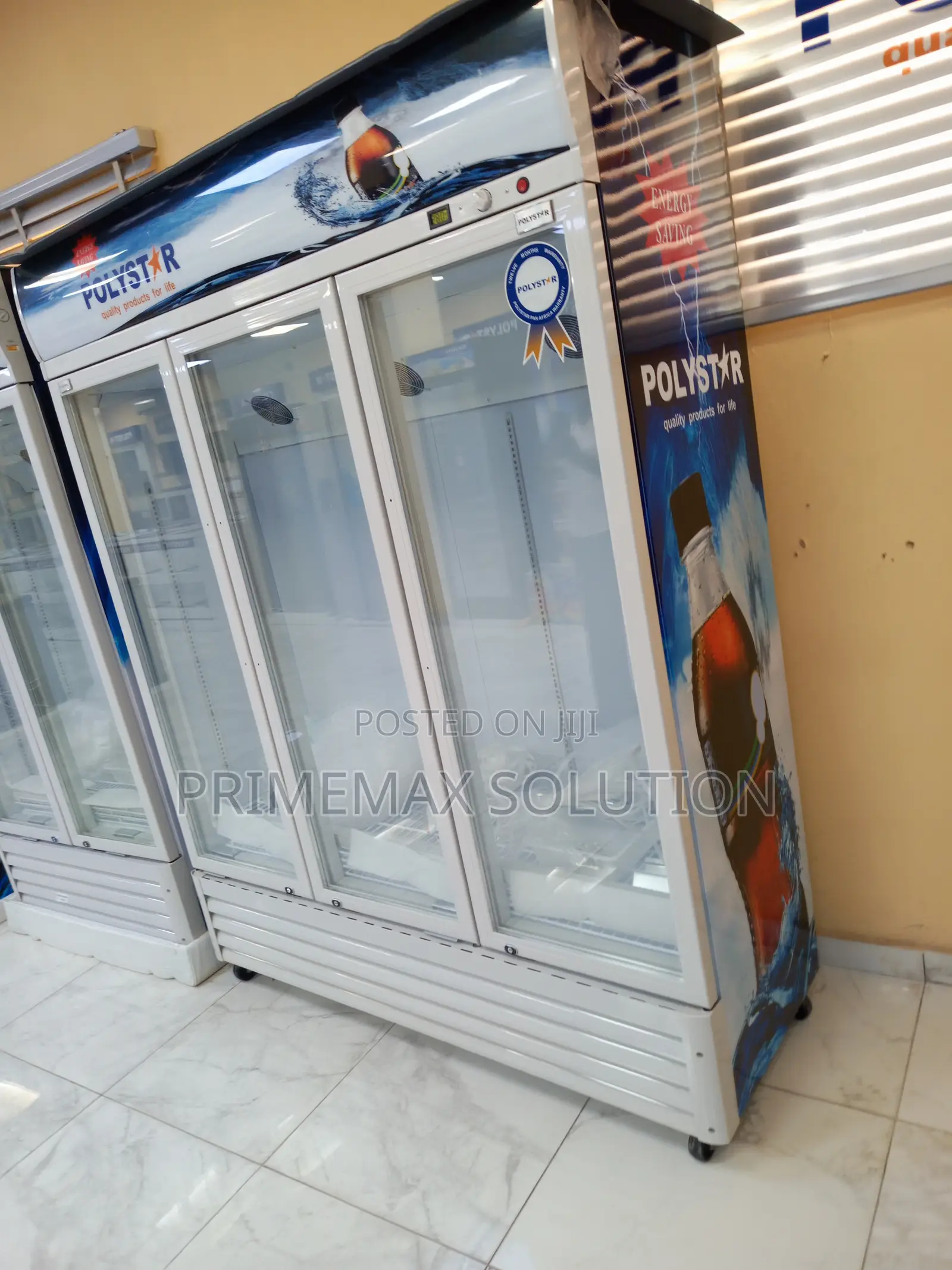 Polystar 1055 Liter 3-Door Commercial Showcase Refrigerator