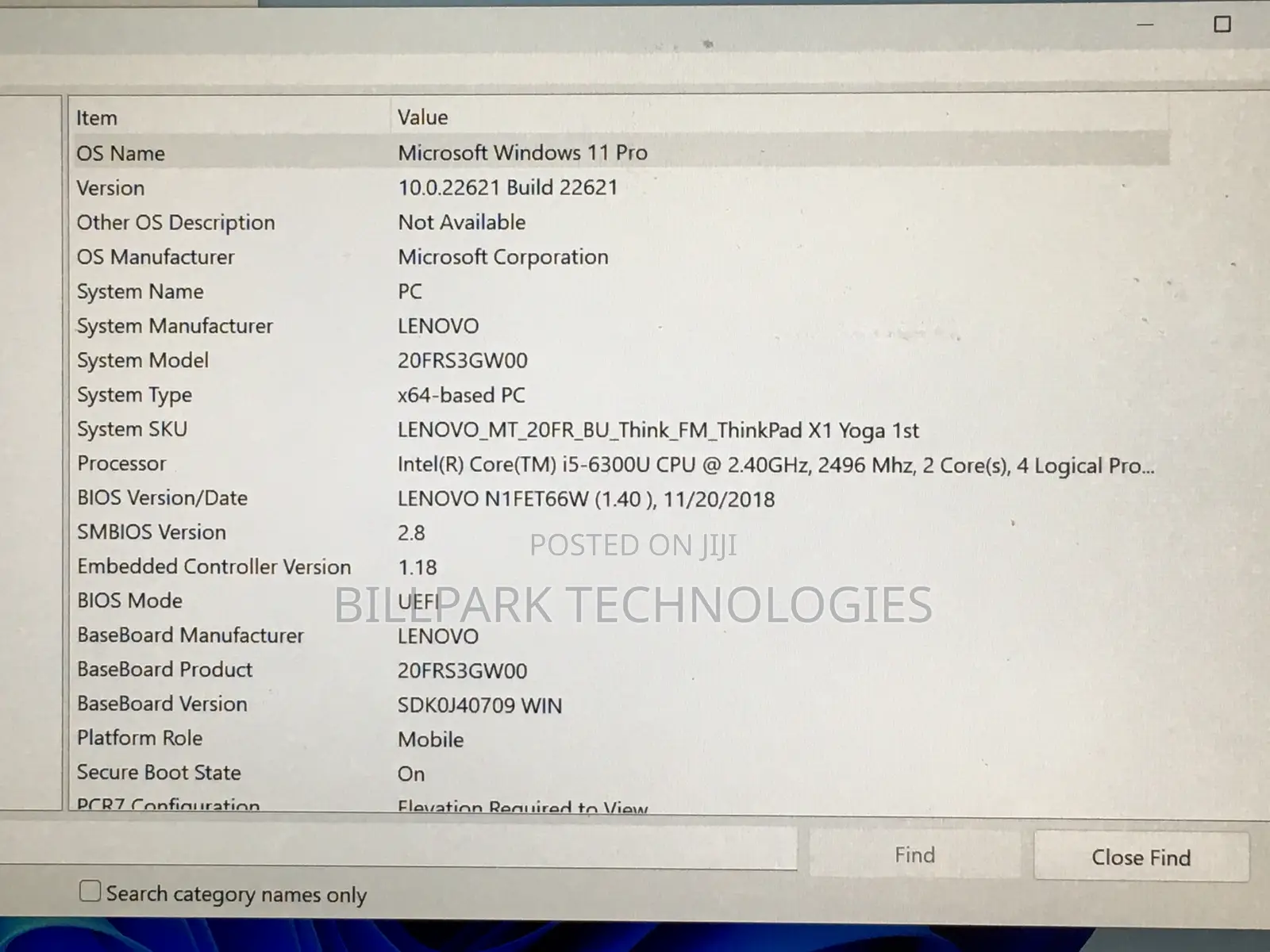 Laptop Lenovo Thinkpad X1 Yoga 8GB Intel Core I5 SSD 256GB