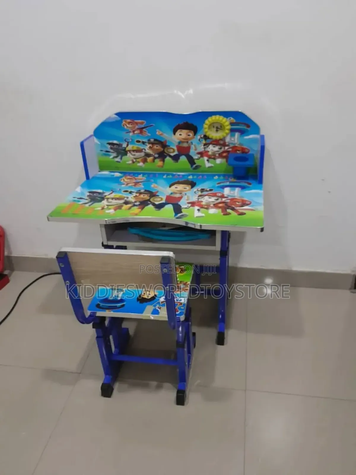 Learning Desk Cartoon Character