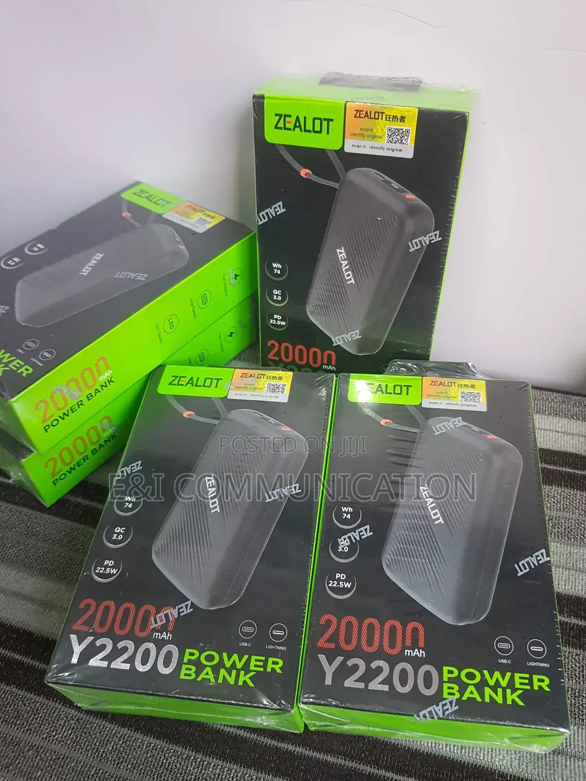 20000mah Zealot Power Bank
