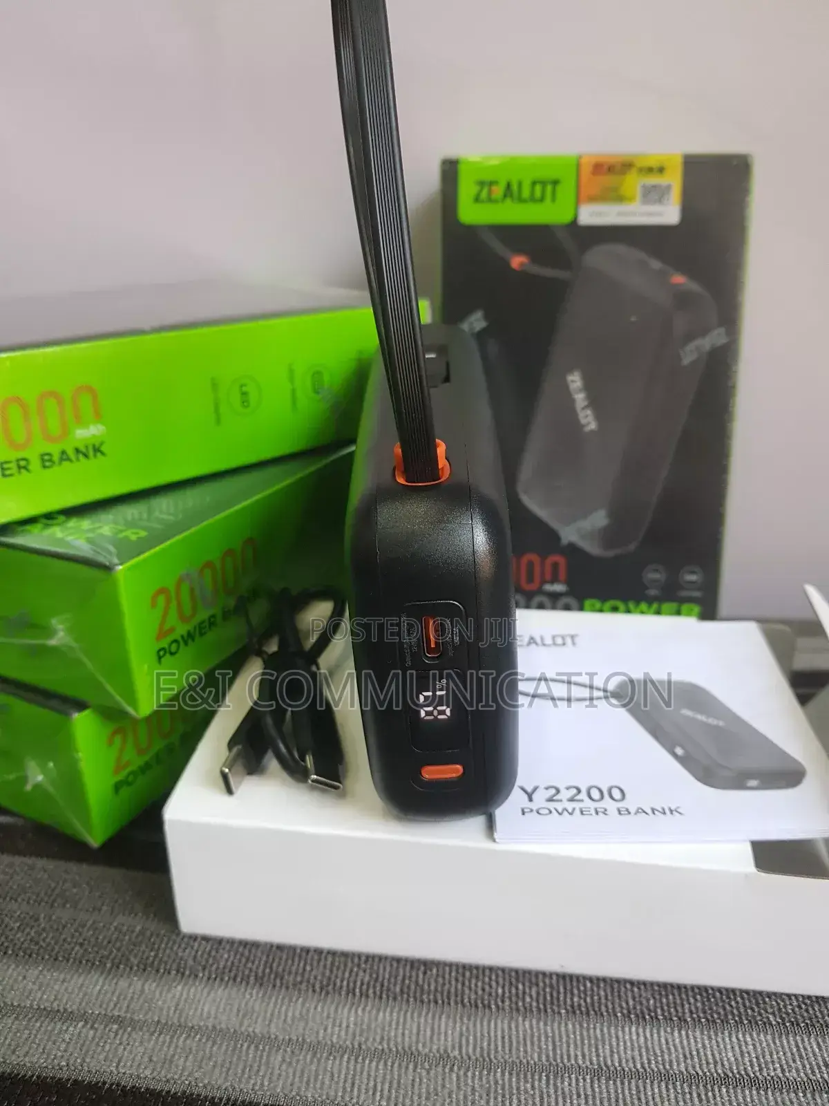 20000mah Zealot Power Bank
