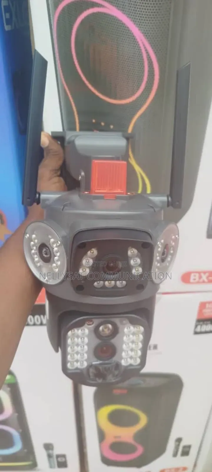 Generic V380 3 Lens Solar CCTV Camera