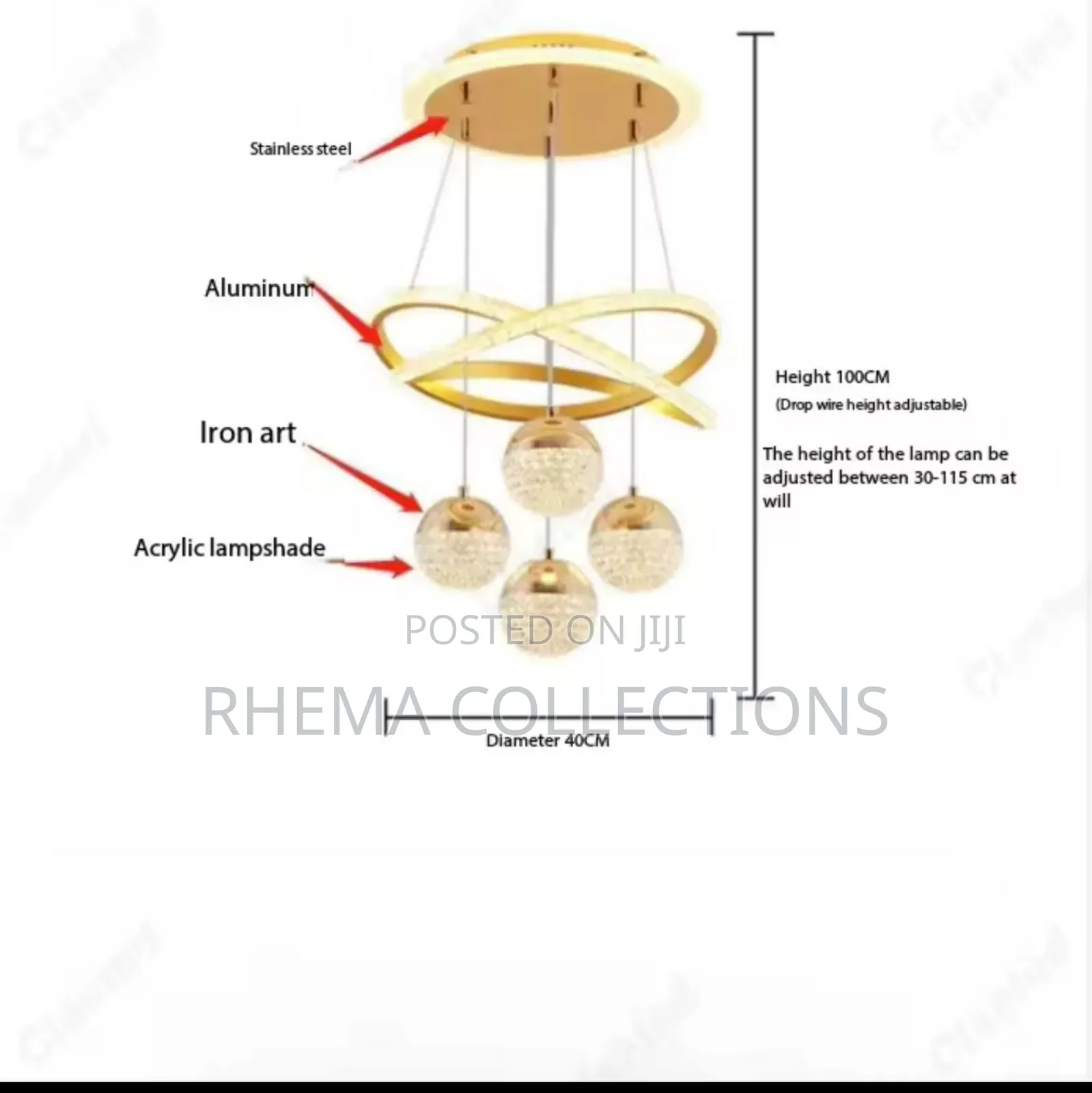 Modern European Pendant Chandelier Light