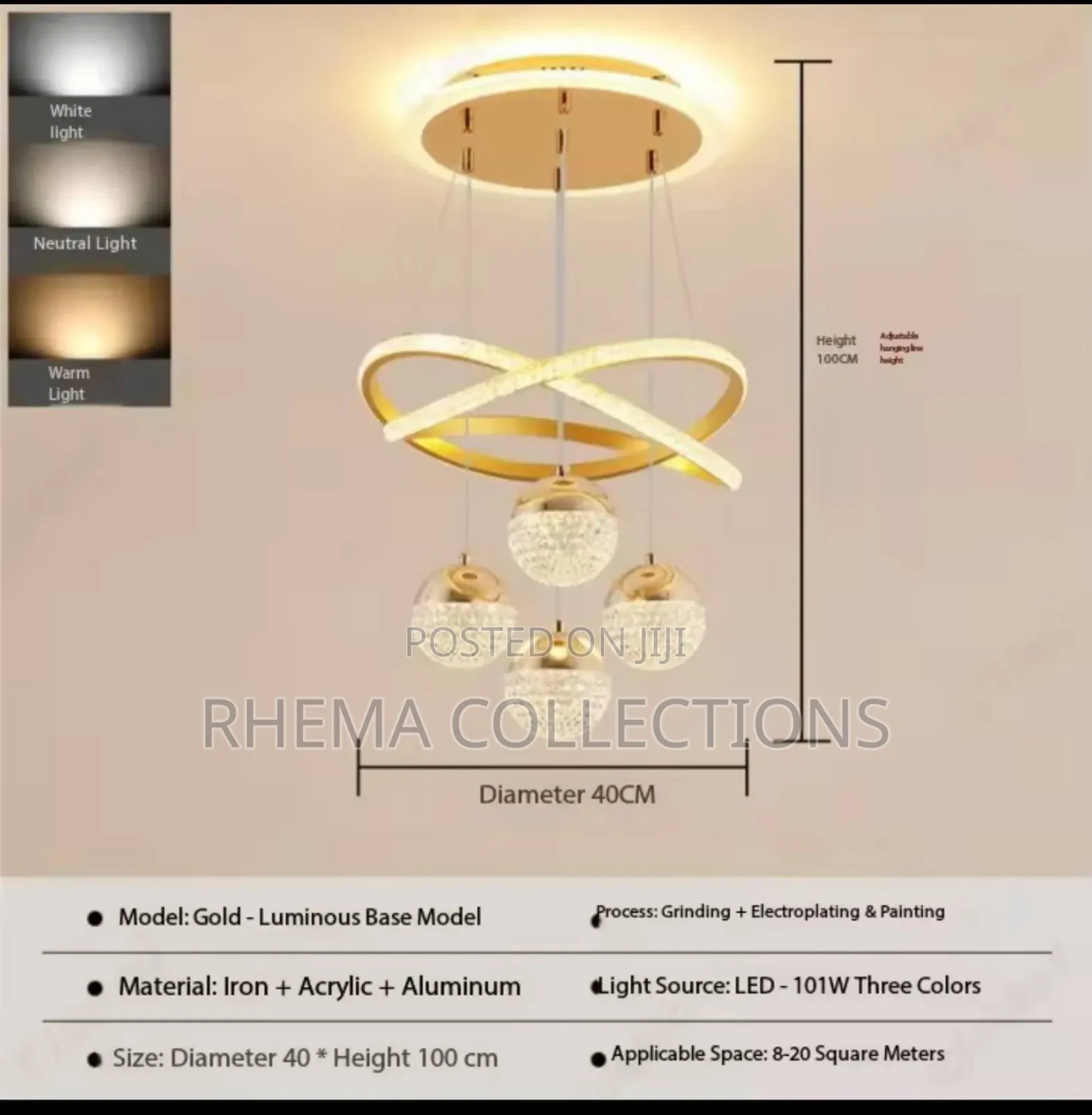 Modern European Pendant Chandelier Light