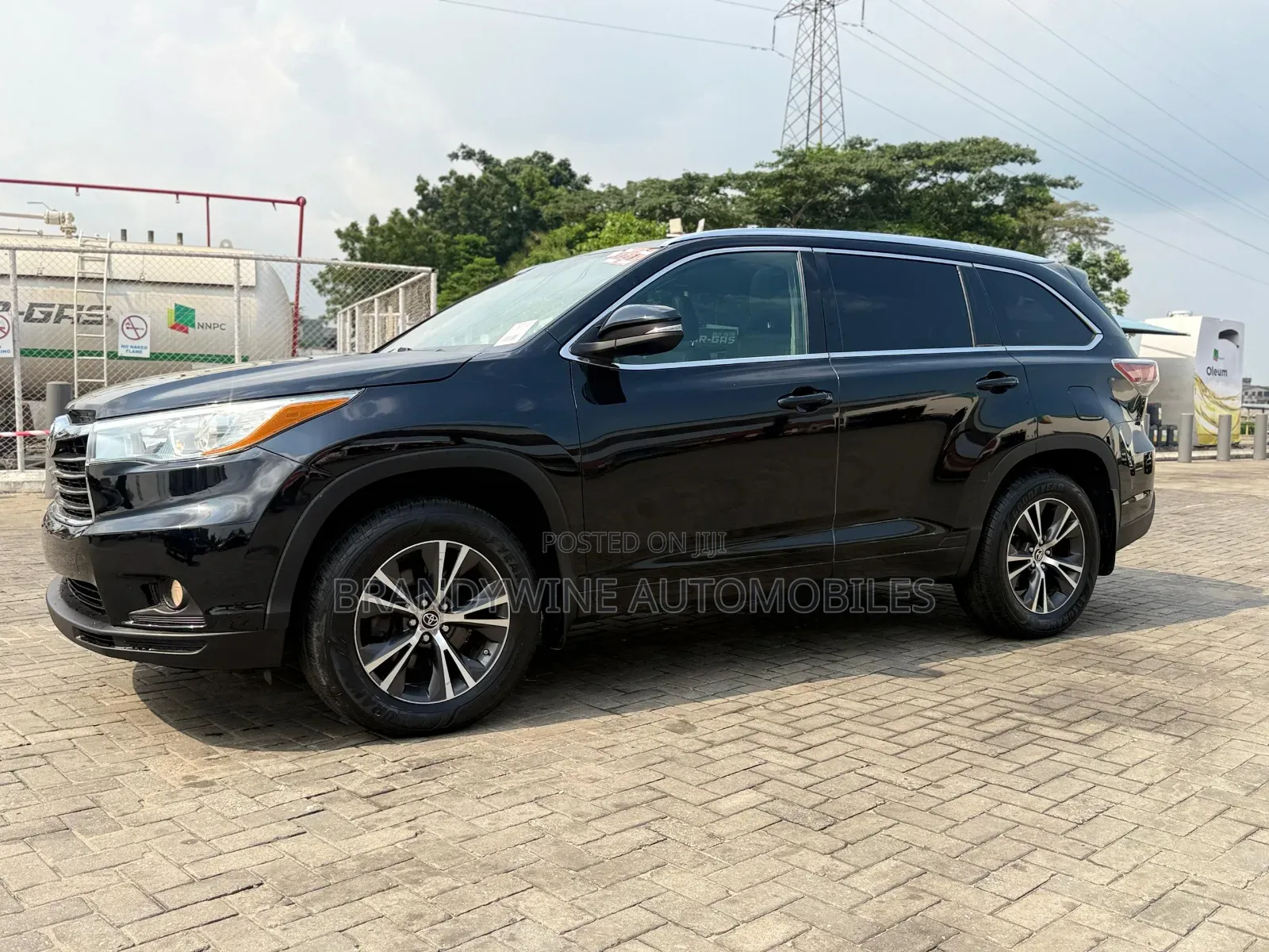 Toyota Highlander XLE V6 4x4 (3.5L 6cyl 6A) 2016 Black