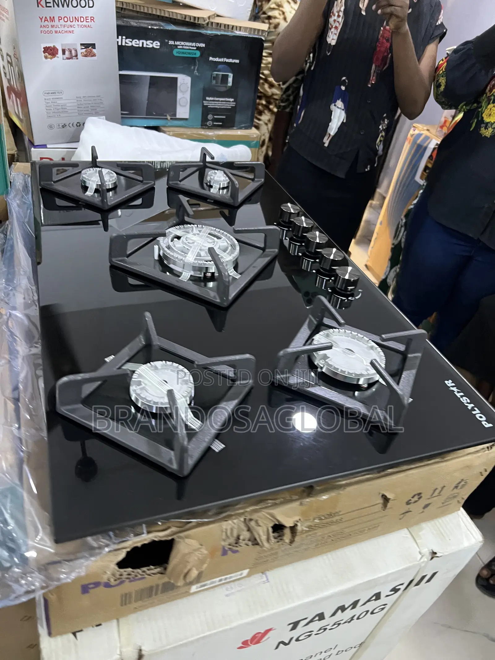 Polystar Pv-Hb5g5848 Super Durable 5 Burner Gas Hob for Families