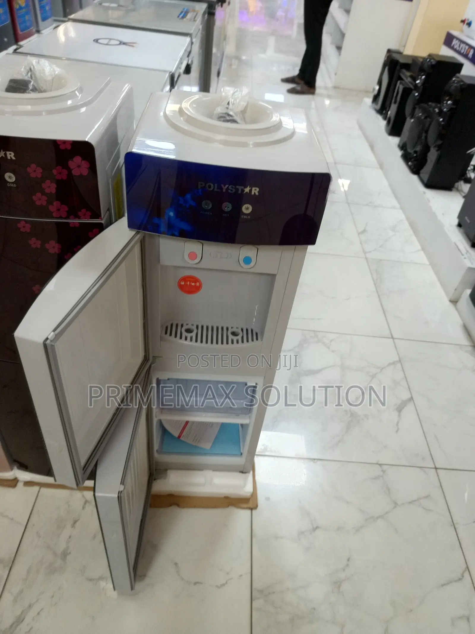 Polystar Pv-R6jx-5ffb – Dispenser With Double-Door Fridge/Freezer