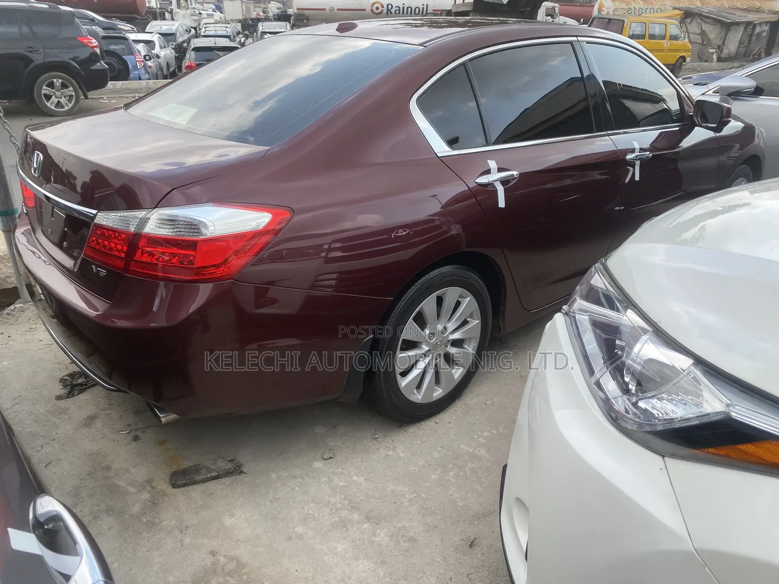 Honda Accord EX-L V-6 4dr Sedan (3.5L 6cyl 6A) 2014 Red