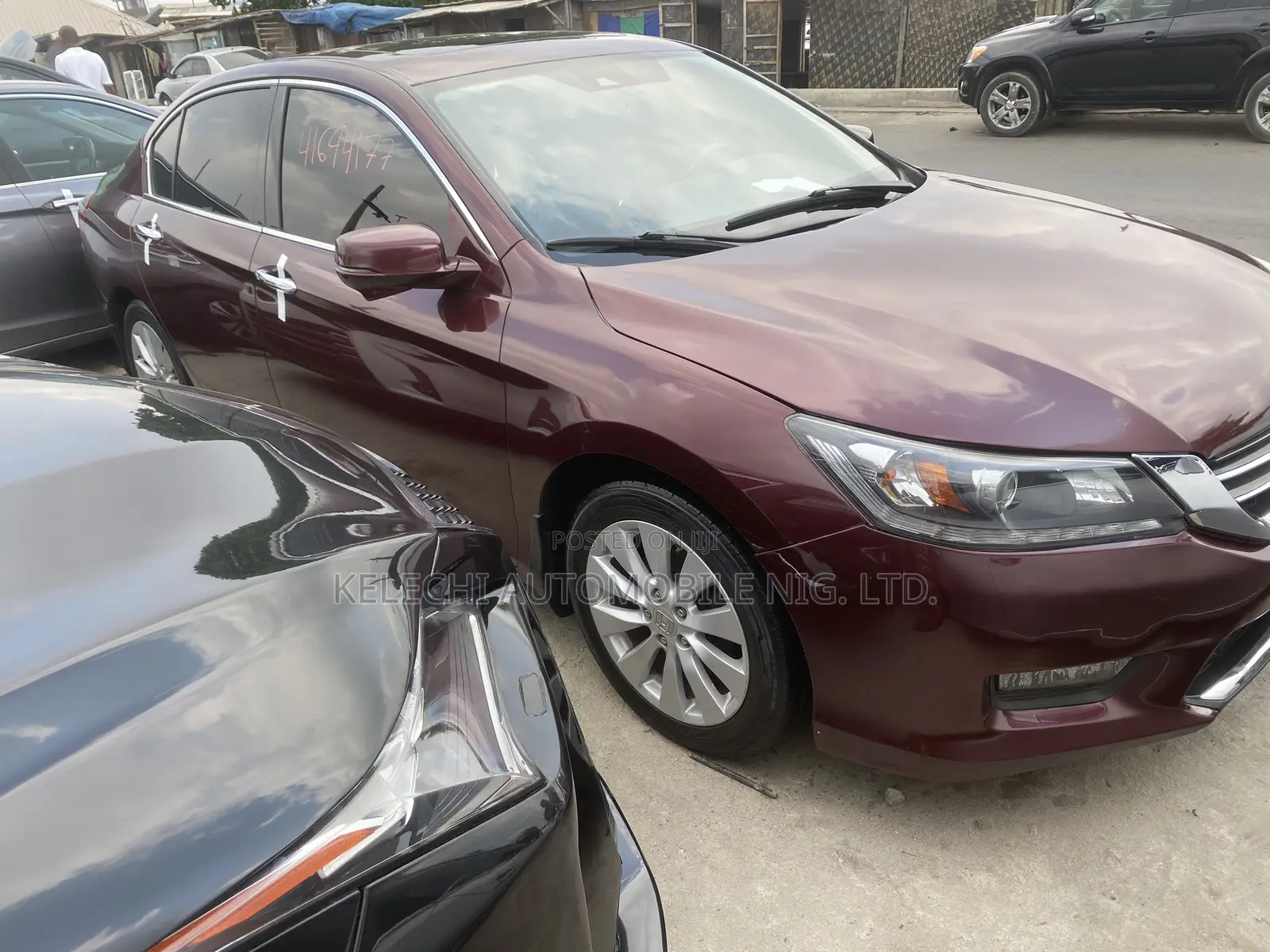 Honda Accord EX-L V-6 4dr Sedan (3.5L 6cyl 6A) 2014 Red
